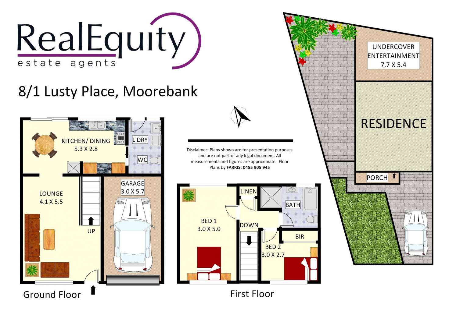 Floorplan of Homely unit listing, 8/1 Lusty Place, Moorebank NSW 2170