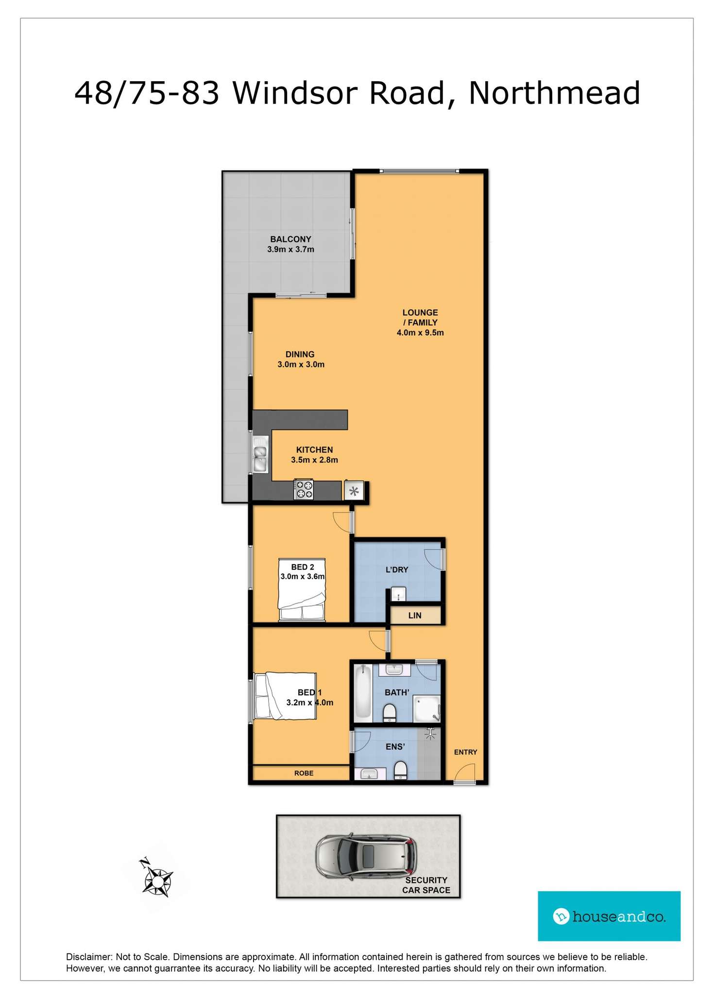 Floorplan of Homely unit listing, 48/75-83 Windsor Road, Northmead NSW 2152