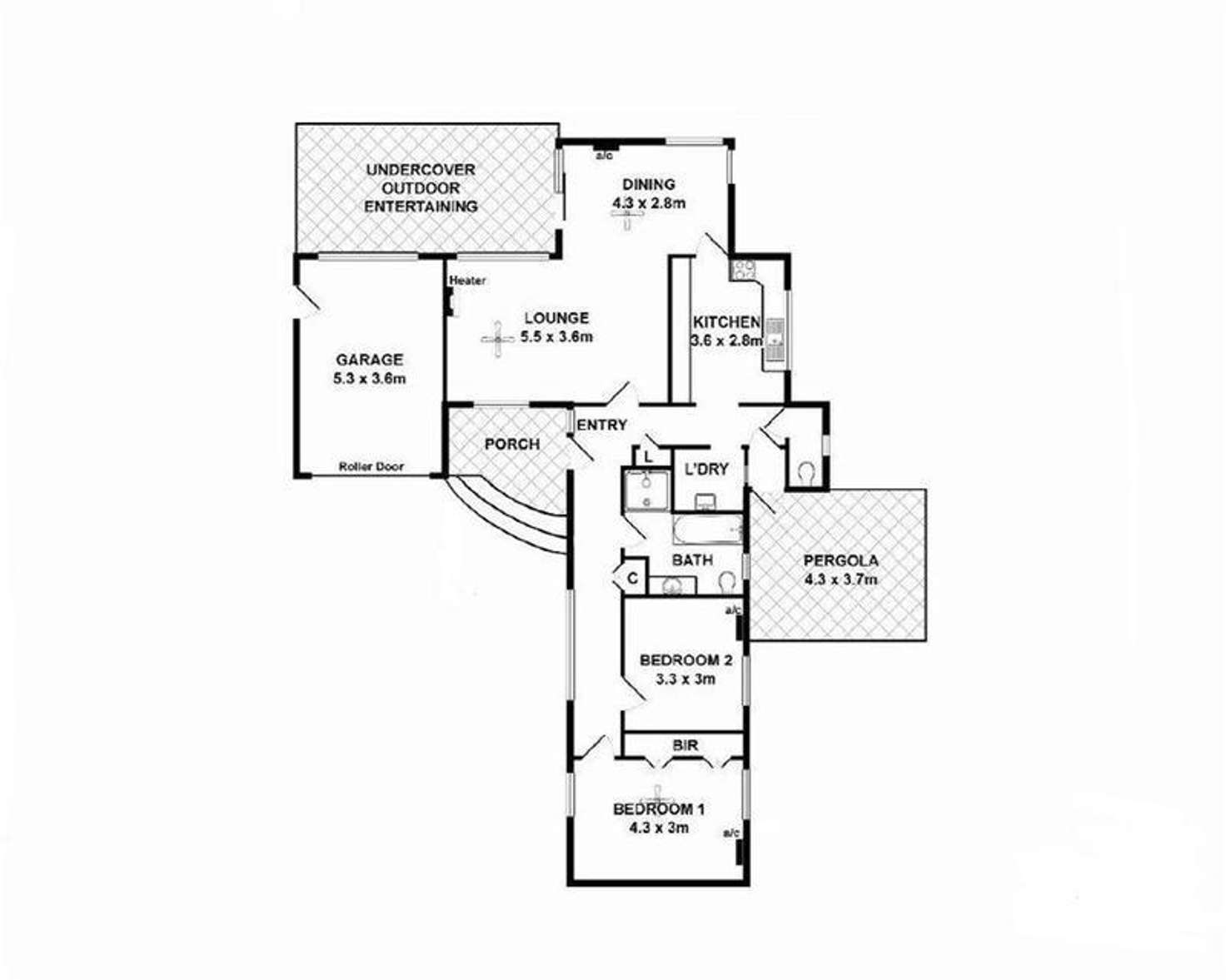 Floorplan of Homely house listing, 2 Synnett Ave, Seaview Downs SA 5049
