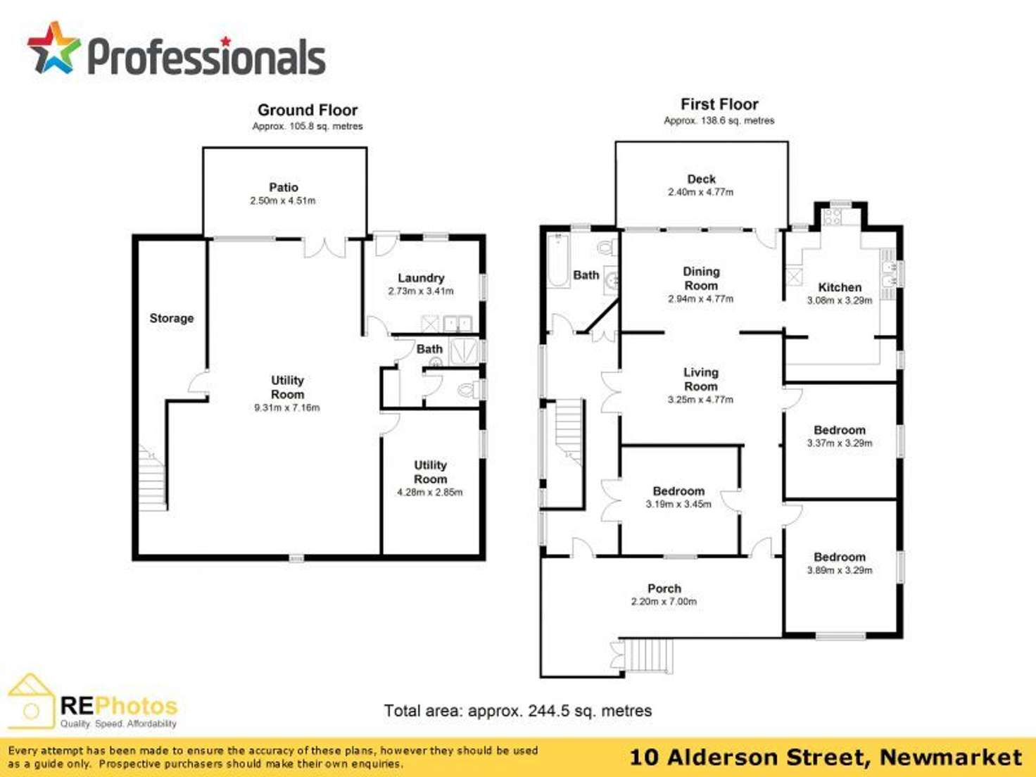 Floorplan of Homely house listing, 10 Alderson Street, Newmarket QLD 4051