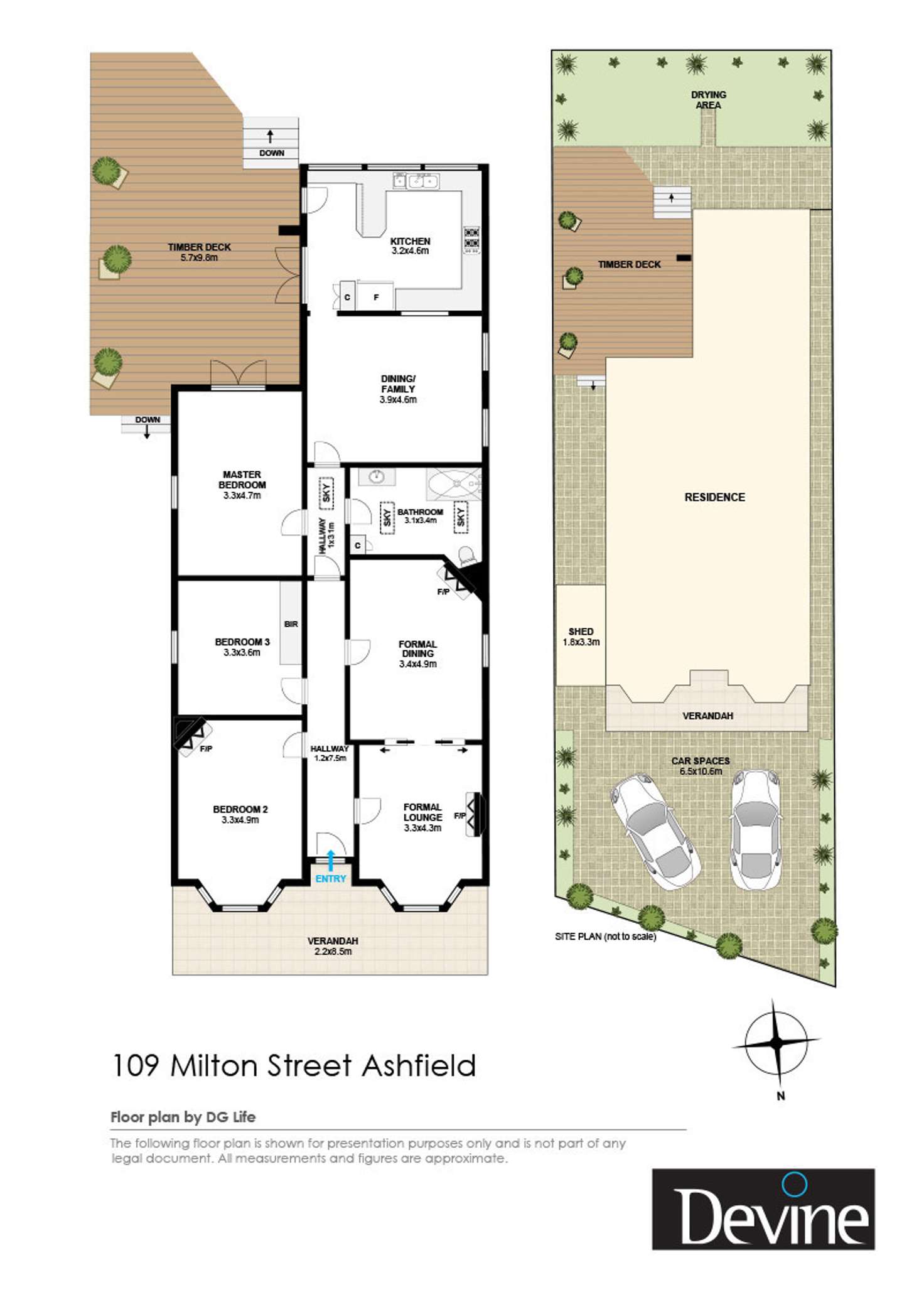 Floorplan of Homely house listing, 109 Milton Street, Ashfield NSW 2131