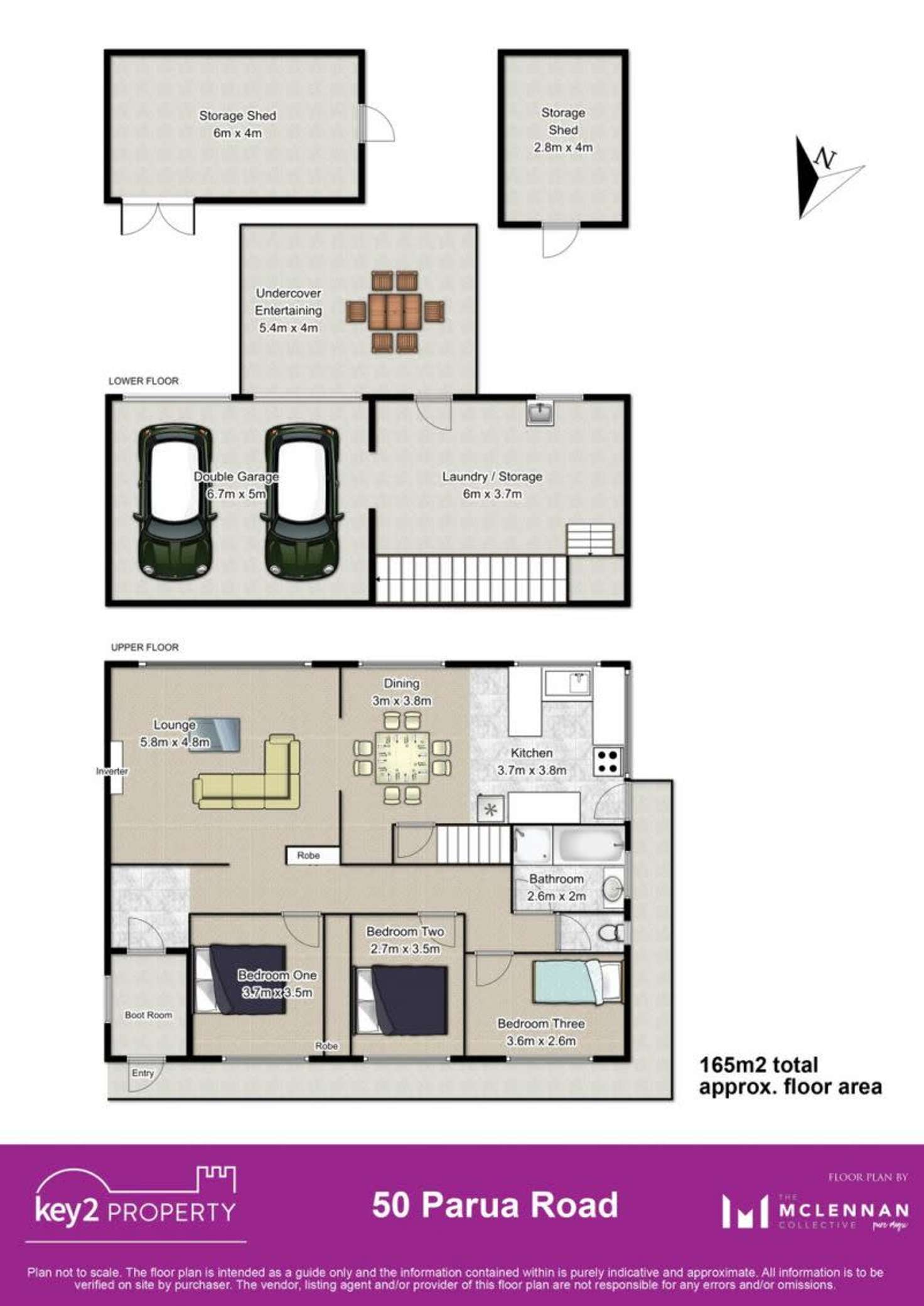 Floorplan of Homely house listing, 50 Parua Road, Newnham TAS 7248