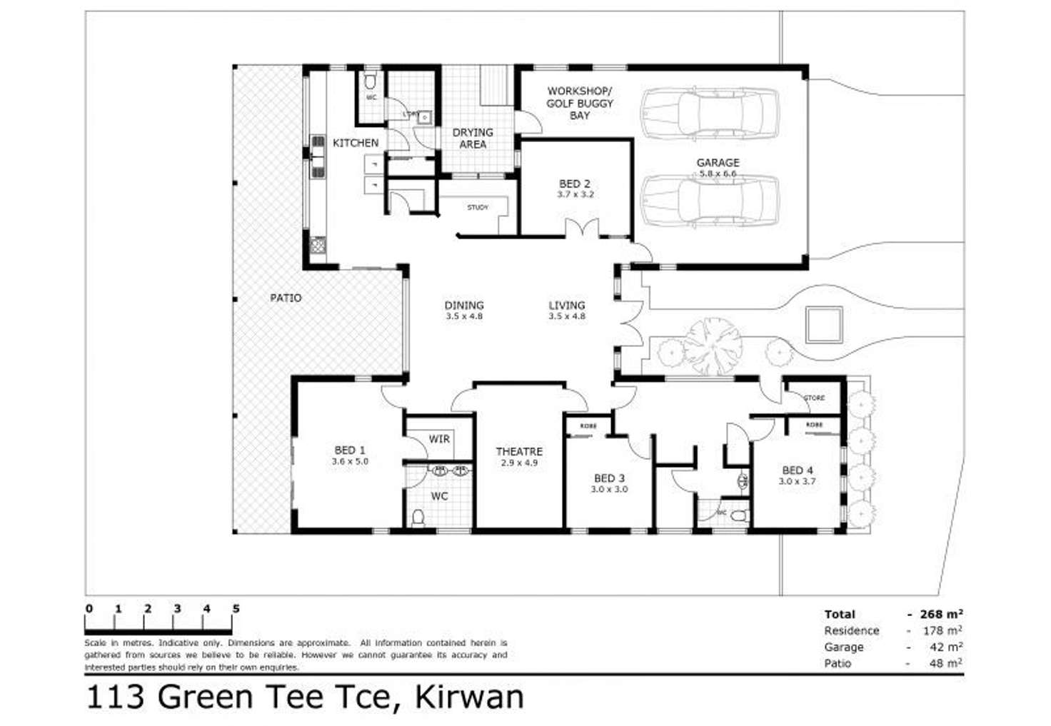 Floorplan of Homely house listing, 113 Green Tee Terrace, Kirwan QLD 4817