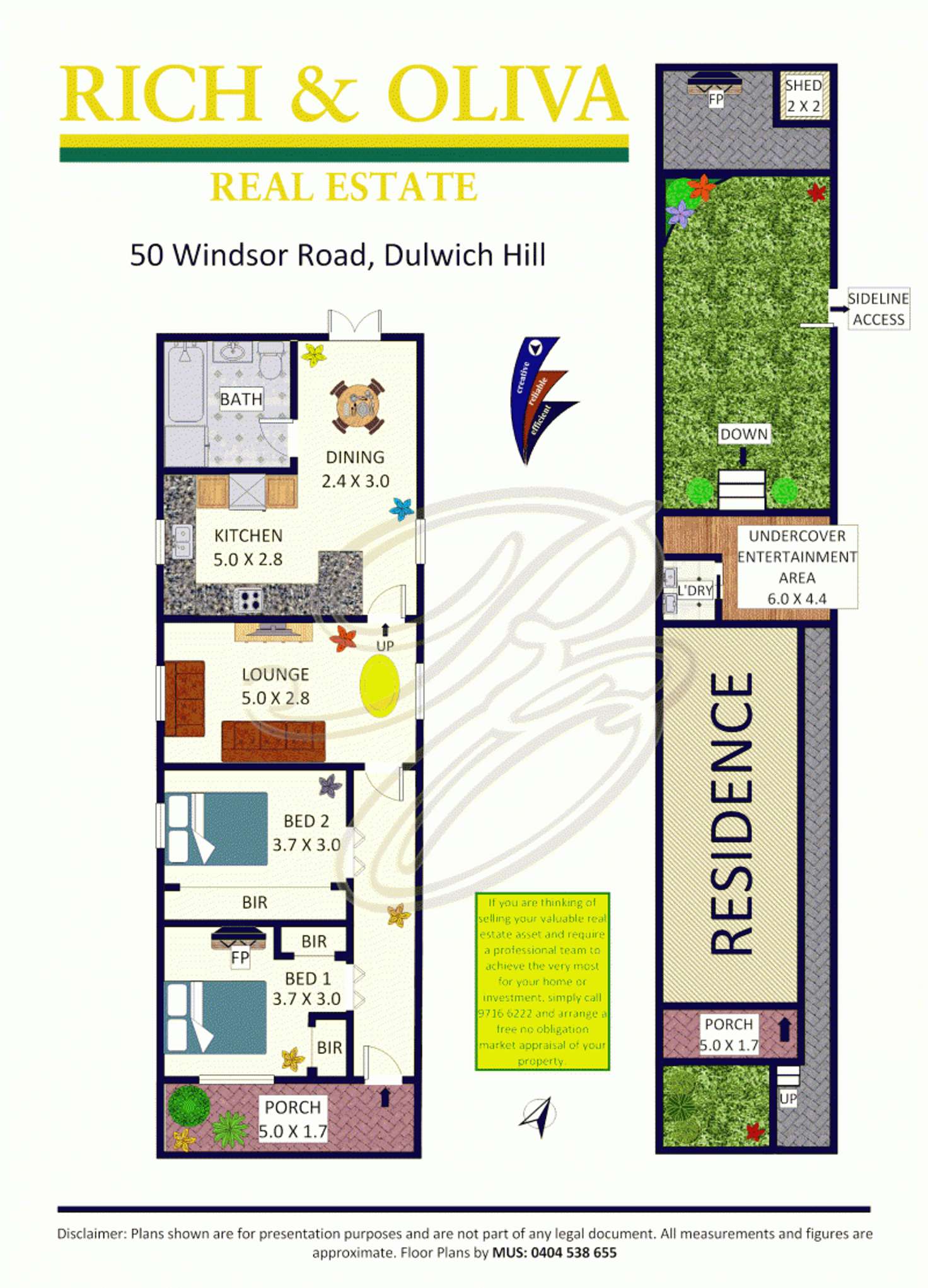 Floorplan of Homely house listing, 50 Windsor Road, Dulwich Hill NSW 2203