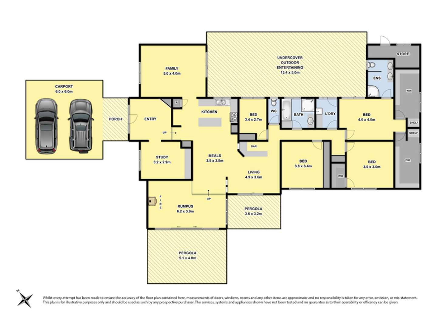 Floorplan of Homely house listing, 640 Ballarat Road, Batesford VIC 3213