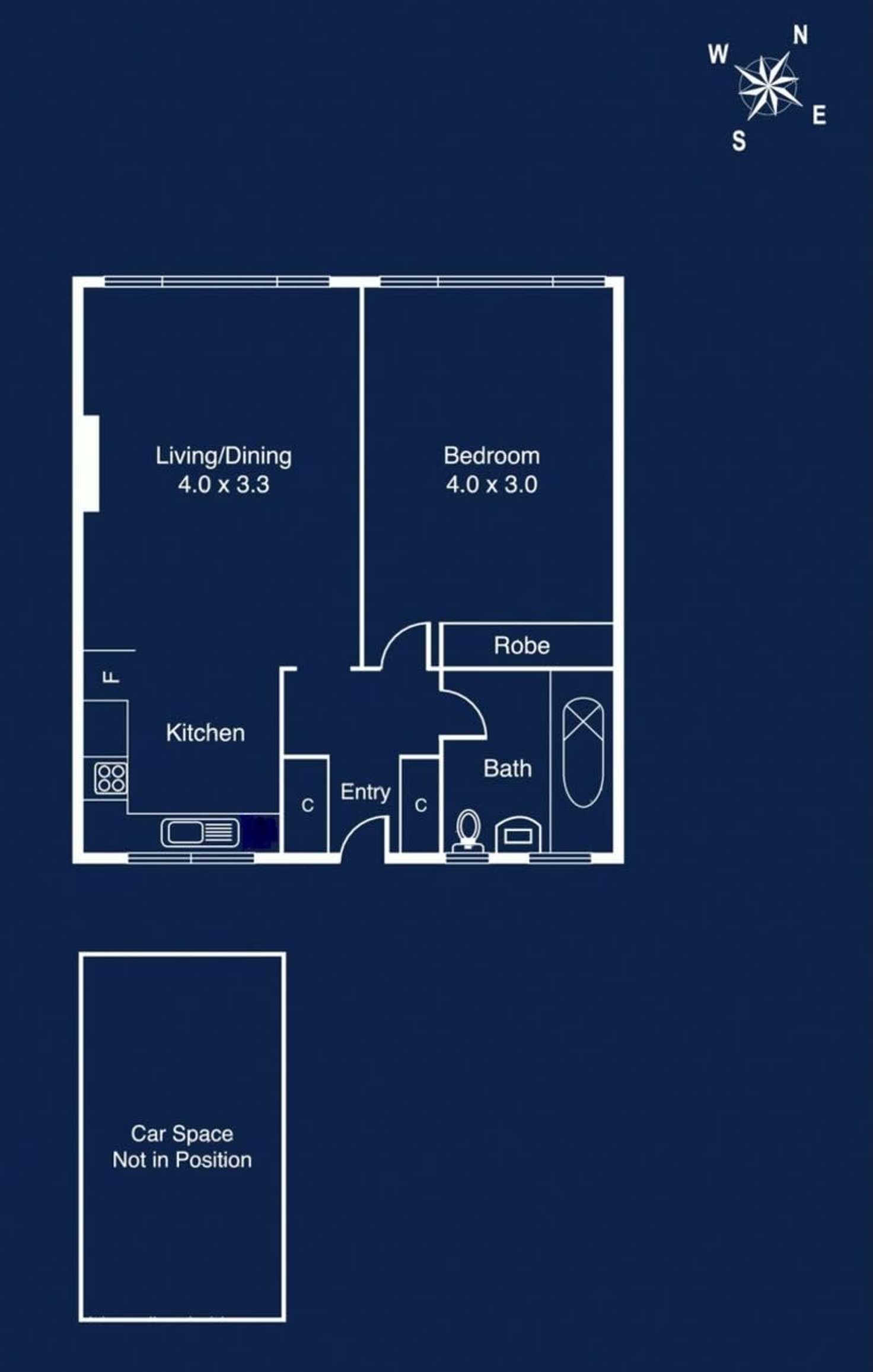 Floorplan of Homely apartment listing, 15/47 Brighton Road, St Kilda VIC 3182