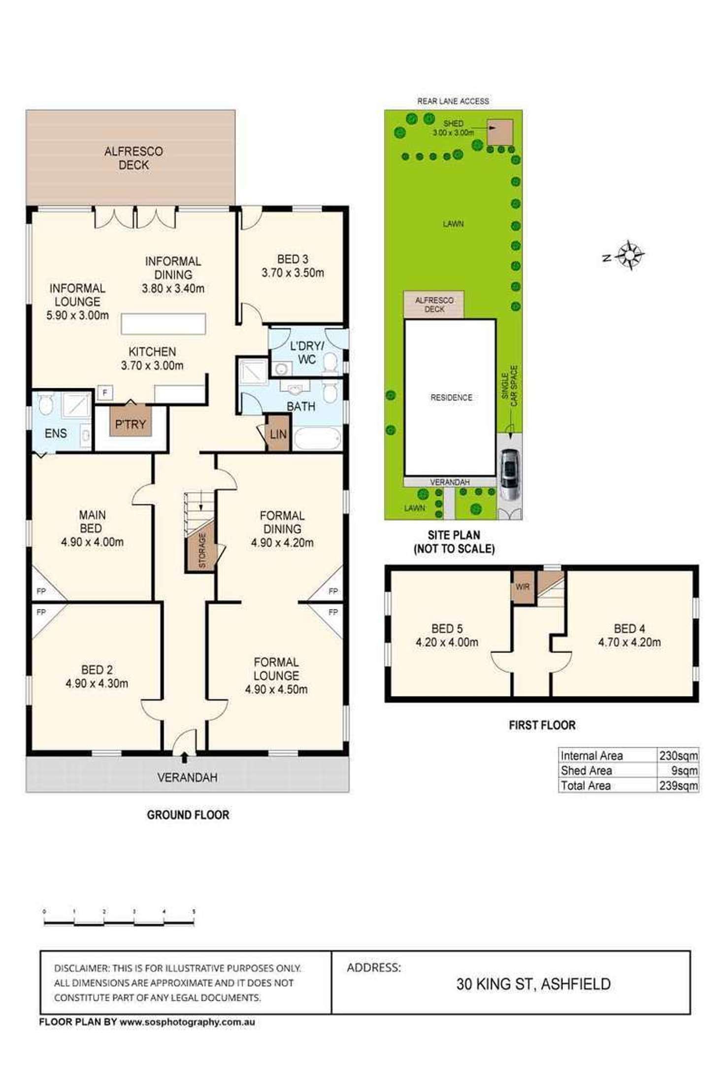 Floorplan of Homely house listing, 30 King Street, Ashfield NSW 2131