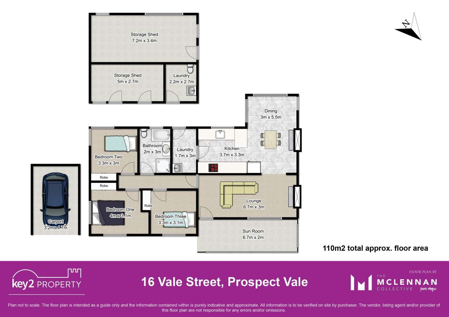 Floorplan of Homely house listing, 16 Vale Street, Prospect Vale TAS 7250