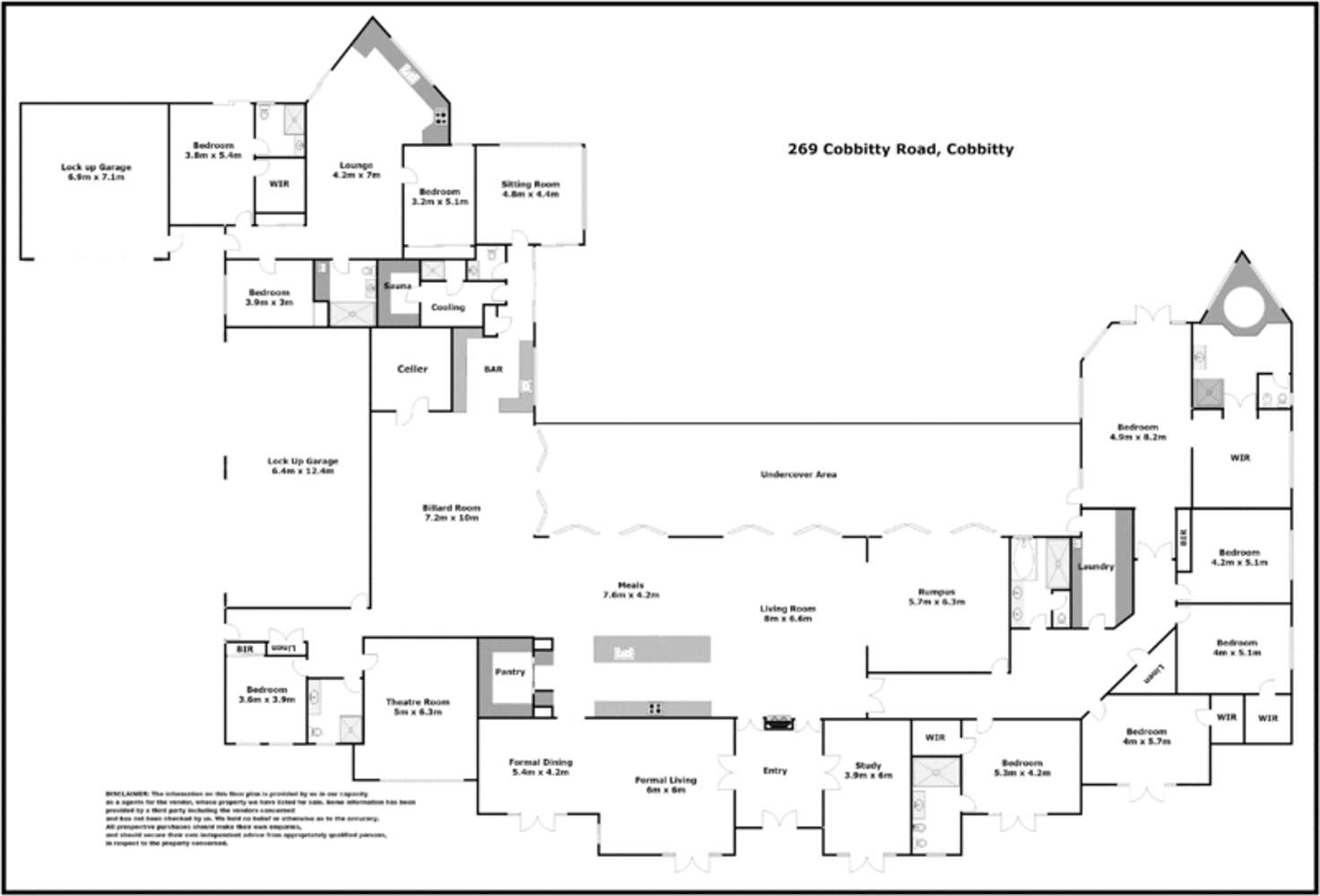 Floorplan of Homely house listing, 269 Cobbitty Road, Cobbitty NSW 2570