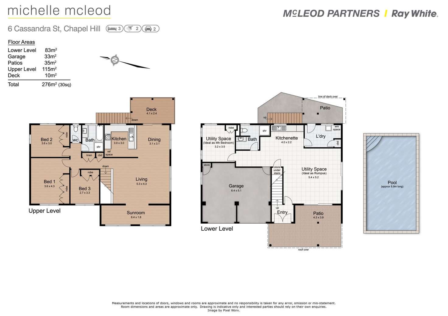 Floorplan of Homely house listing, 6 Cassandra Street, Chapel Hill QLD 4069