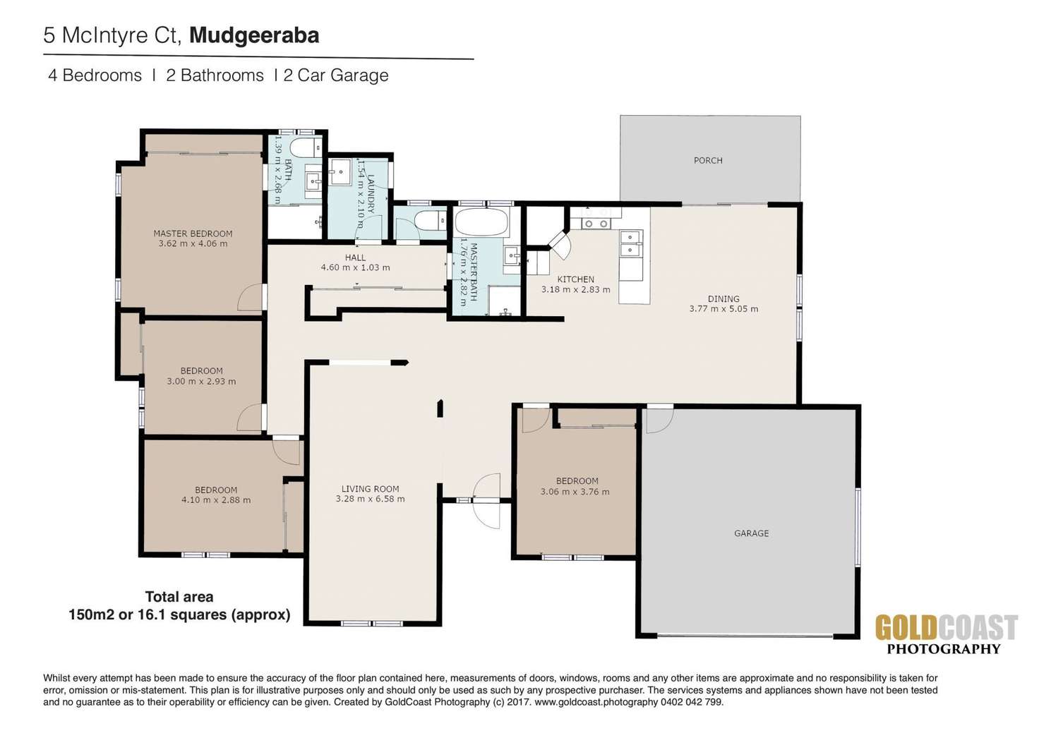 Floorplan of Homely house listing, 5 McIntyre Court, Mudgeeraba QLD 4213