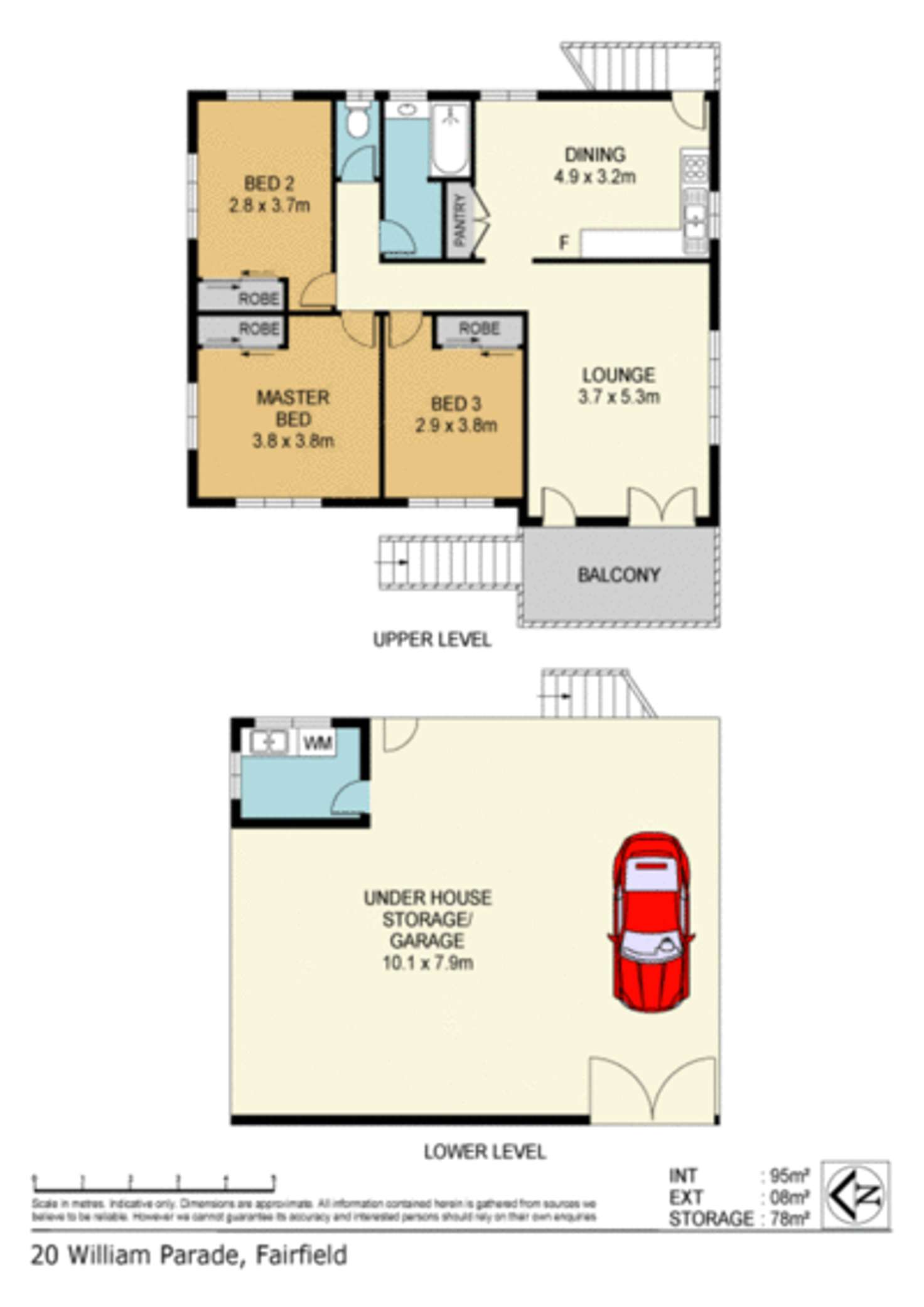 Floorplan of Homely house listing, 20 William Parade, Fairfield QLD 4103