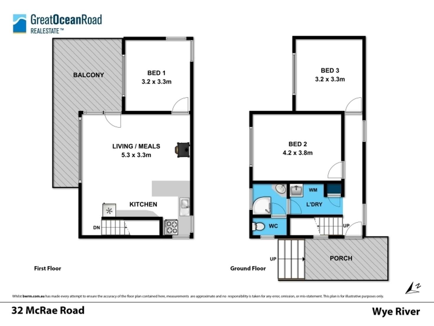 Floorplan of Homely house listing, 32 McRae Road, Wye River VIC 3234