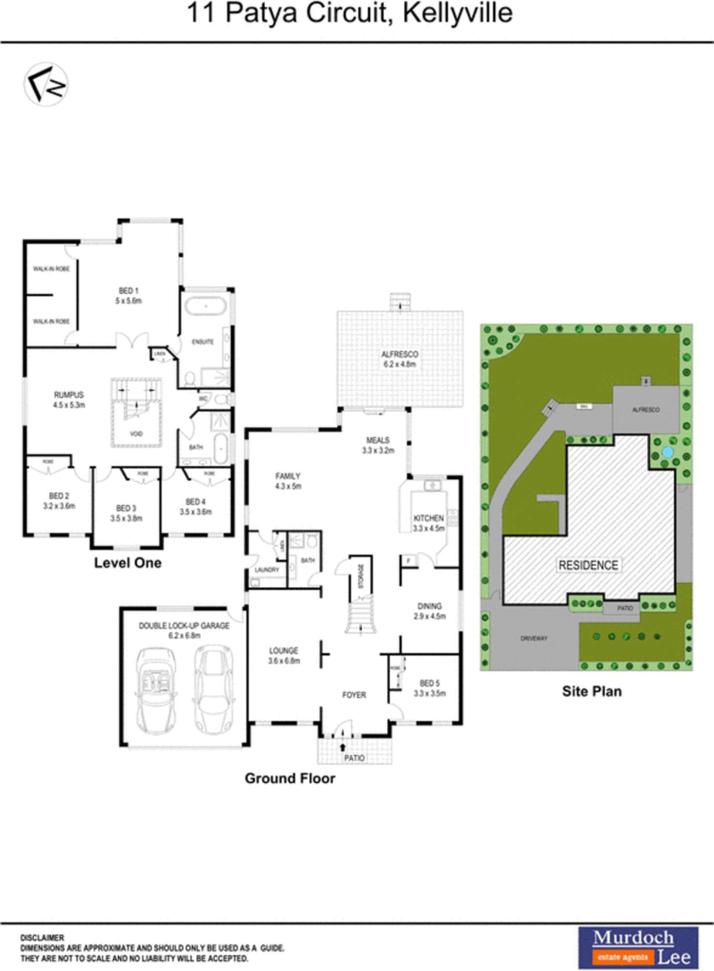Floorplan of Homely house listing, 11 Patya Circuit, Kellyville NSW 2155