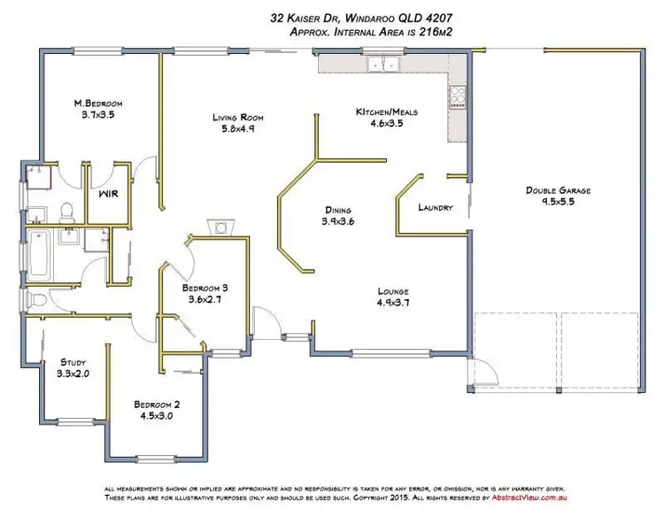 Floorplan of Homely house listing, 32 KAISER DRIVE, Windaroo QLD 4207