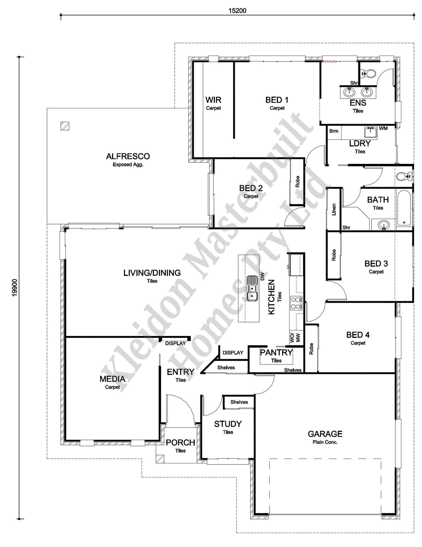 Floorplan of Homely house listing, 42 Palermo Av, Ashfield QLD 4670