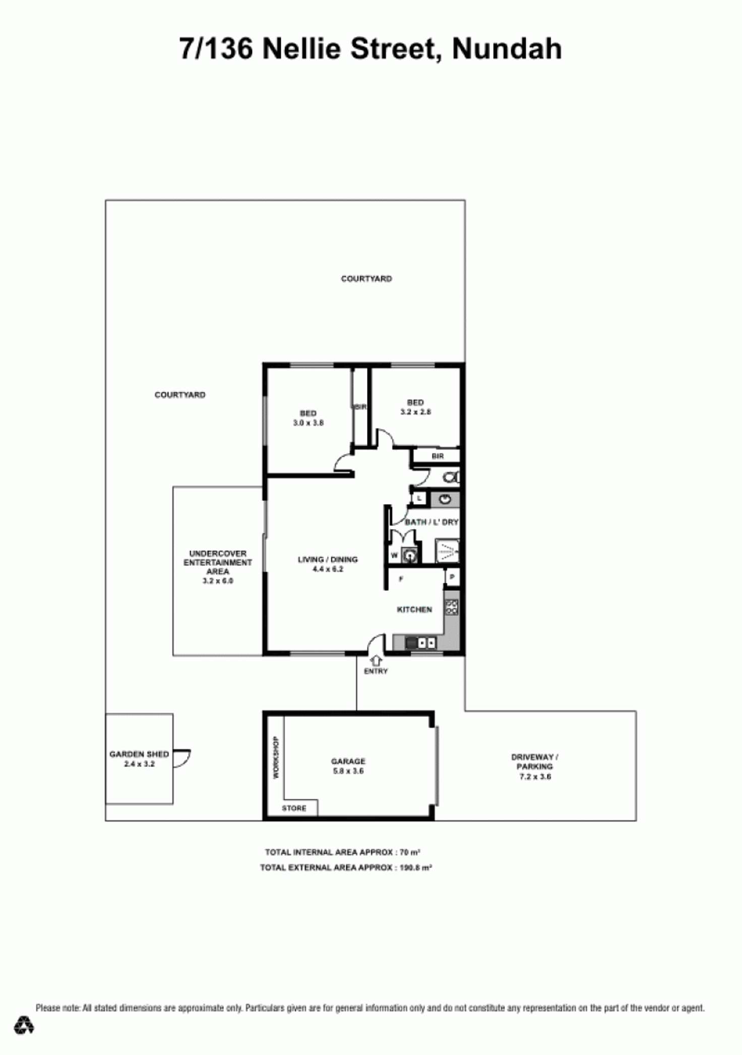 Floorplan of Homely unit listing, 7/136 Nellie, Nundah QLD 4012