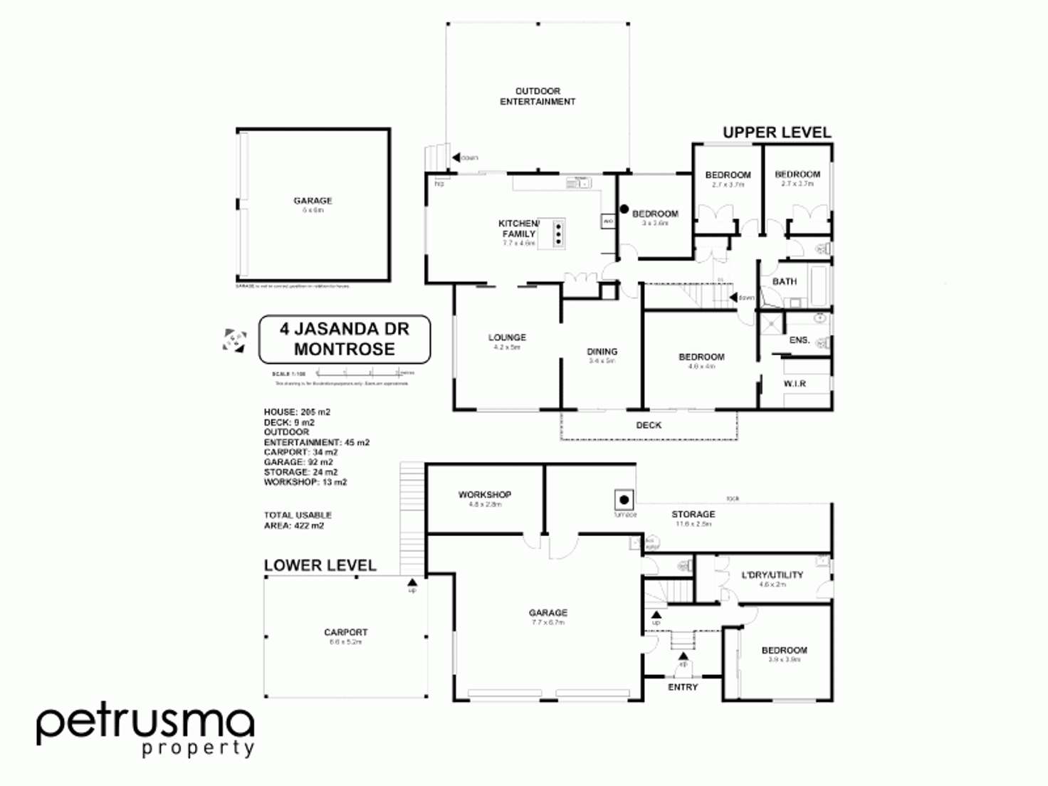 Floorplan of Homely house listing, 4 Jasanda Drive, Montrose TAS 7010