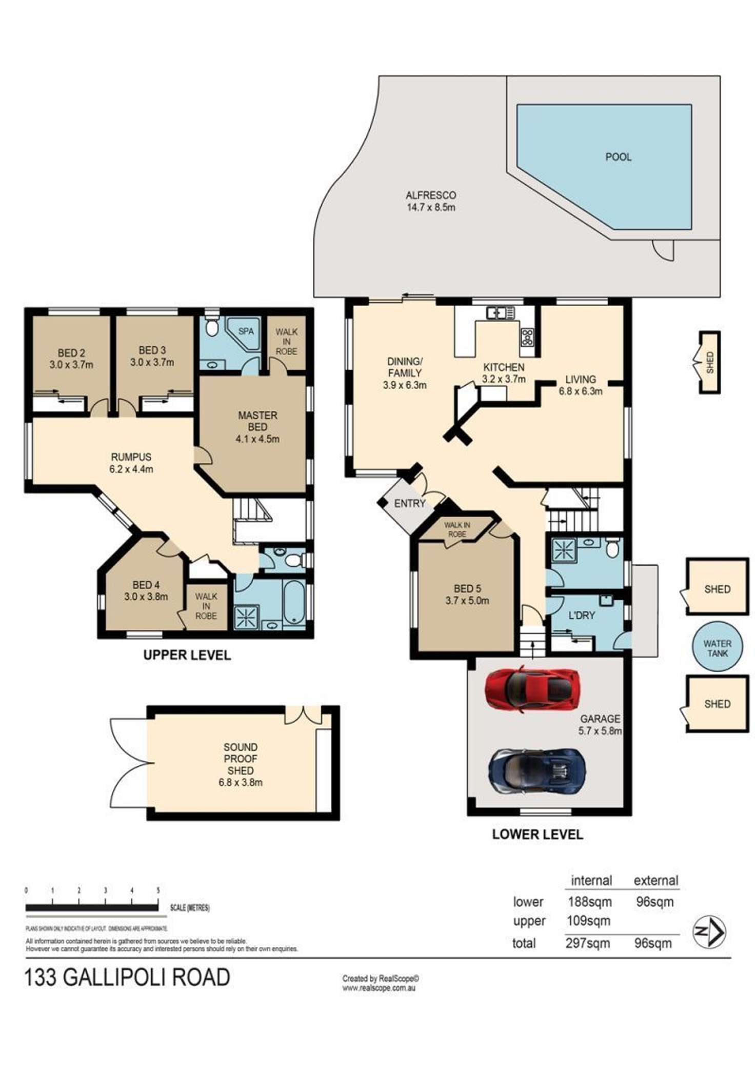 Floorplan of Homely house listing, 133 Gallipoli Rd, Carina Heights QLD 4152