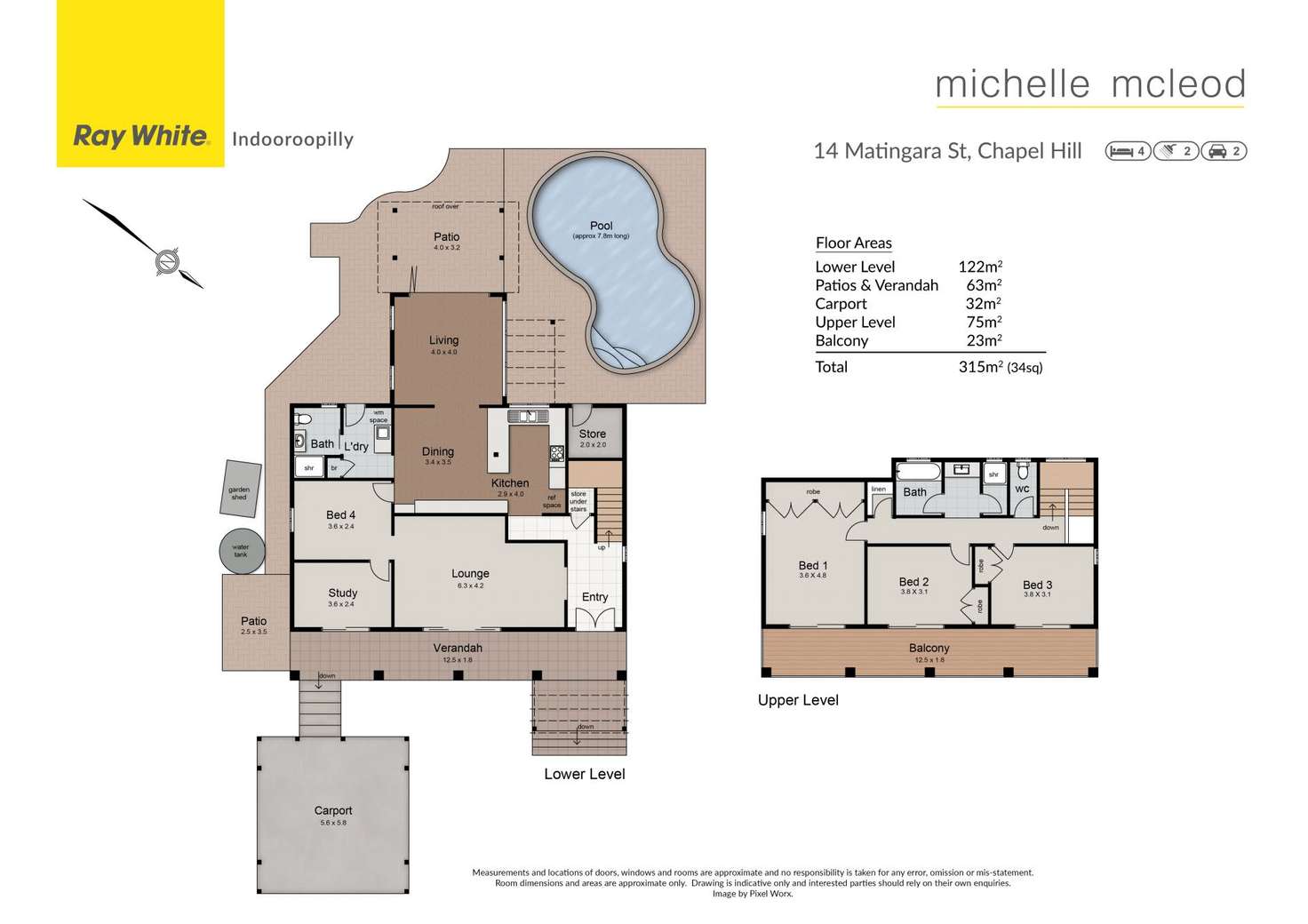 Floorplan of Homely house listing, 14 Matingara Street, Chapel Hill QLD 4069