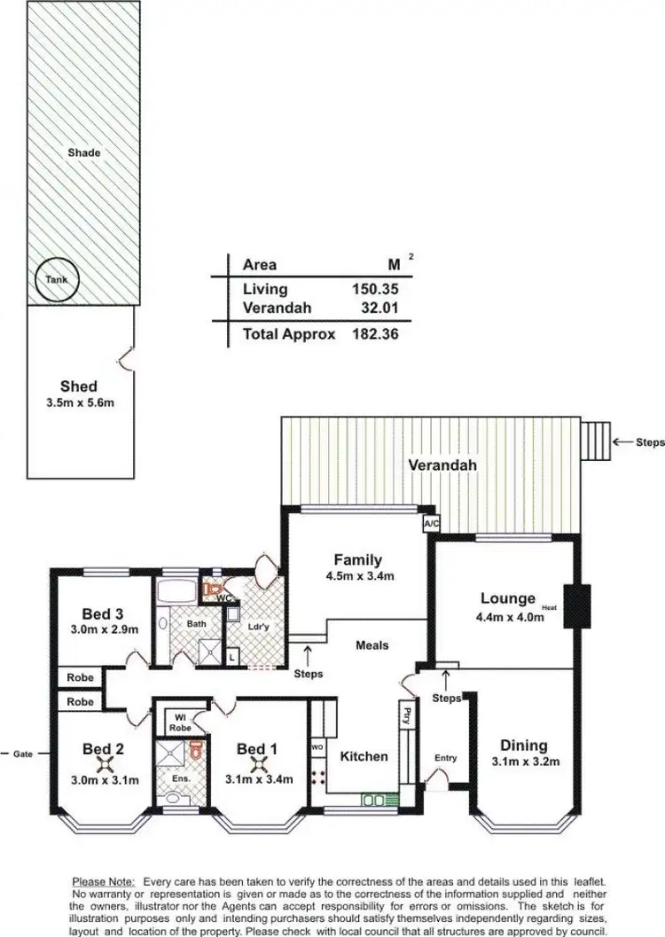 Floorplan of Homely house listing, Address available on request