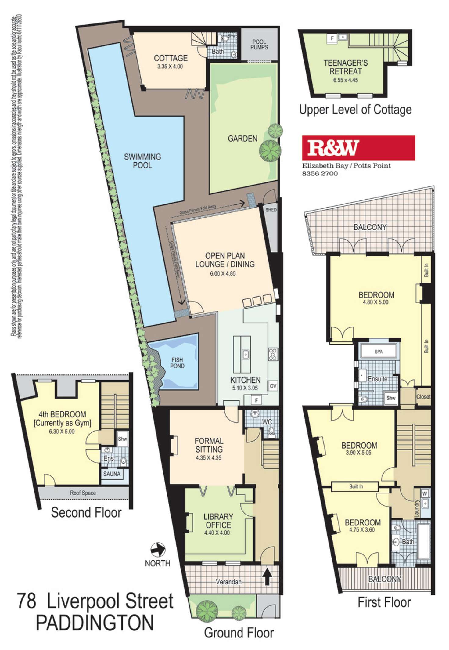 Floorplan of Homely house listing, 78 Liverpool Street, Paddington NSW 2021