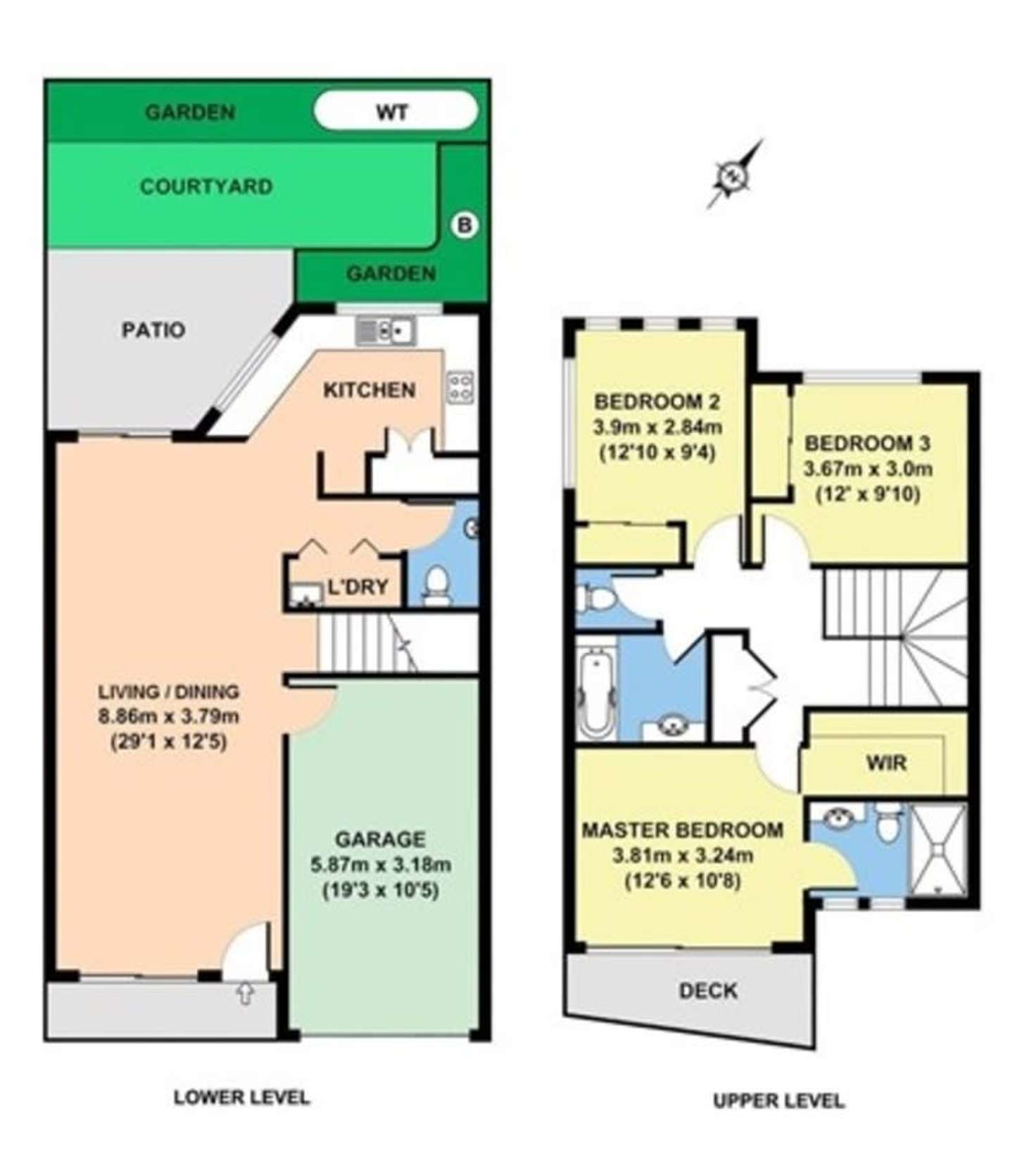 Floorplan of Homely unit listing, 6/99 Adelaide Street, Carina QLD 4152