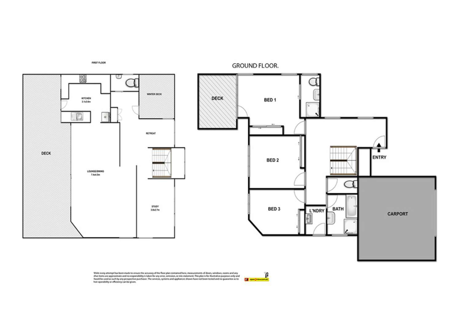 Floorplan of Homely house listing, 17 Surf Avenue, Apollo Bay VIC 3233