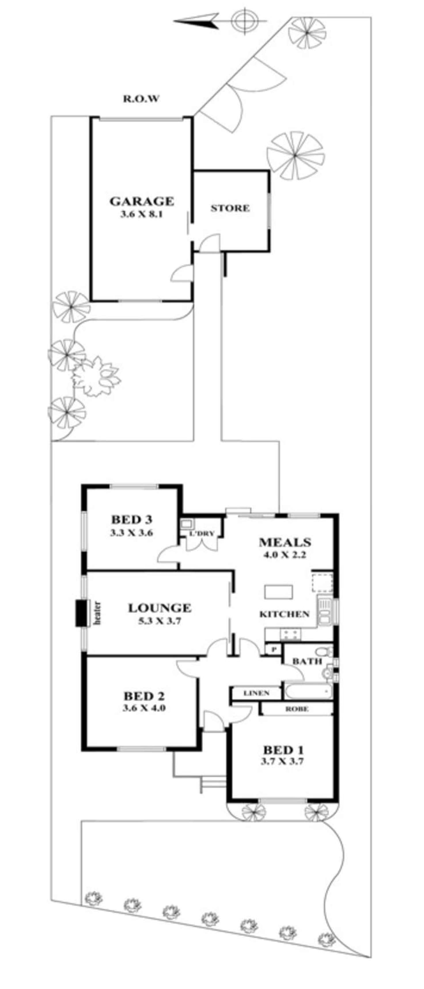 Floorplan of Homely house listing, 746 Pascoe Vale Road, Glenroy VIC 3046