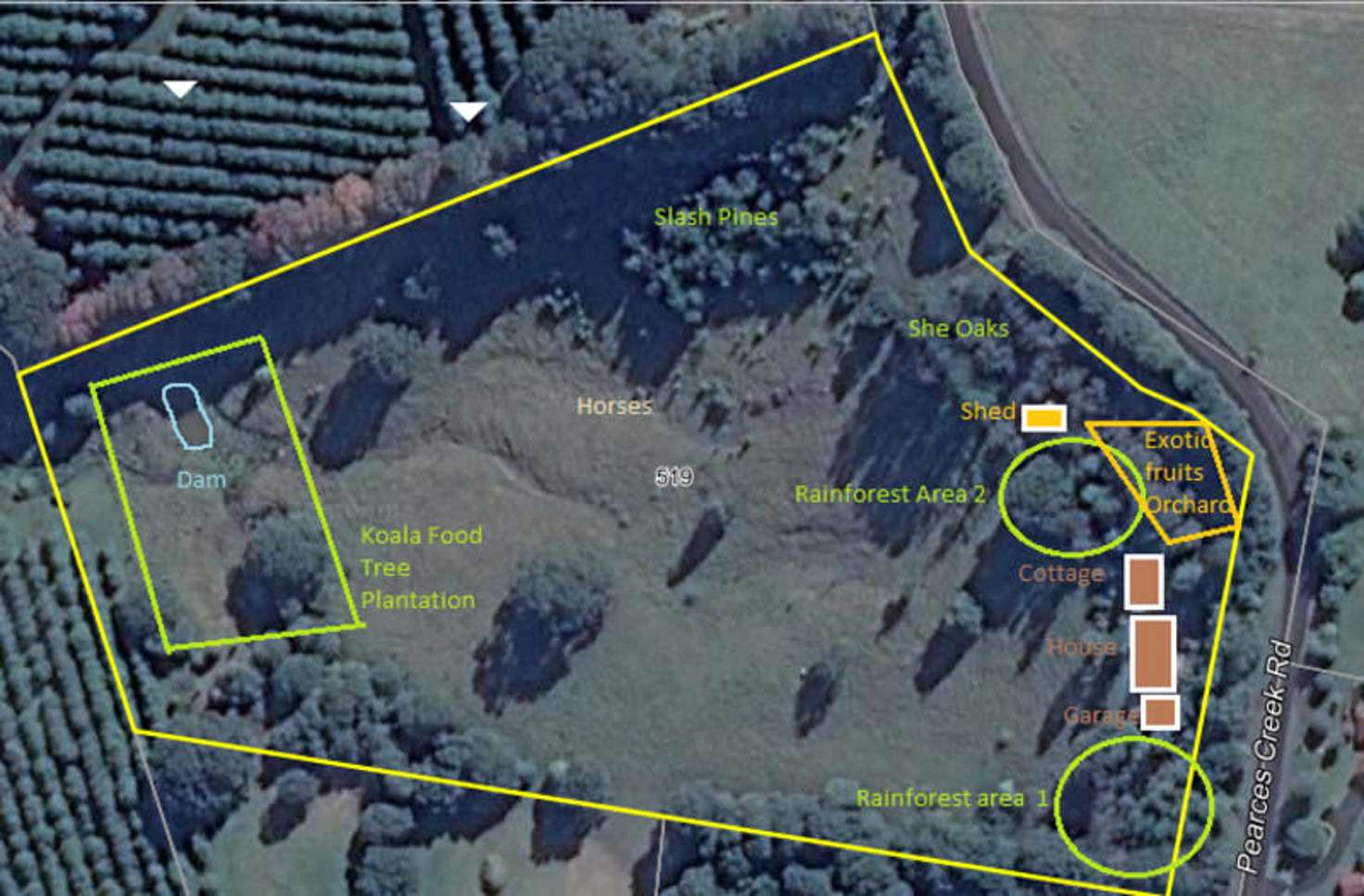 Floorplan of Homely acreageSemiRural listing, 519 Pearces Creek Road, Alstonvale NSW 2477