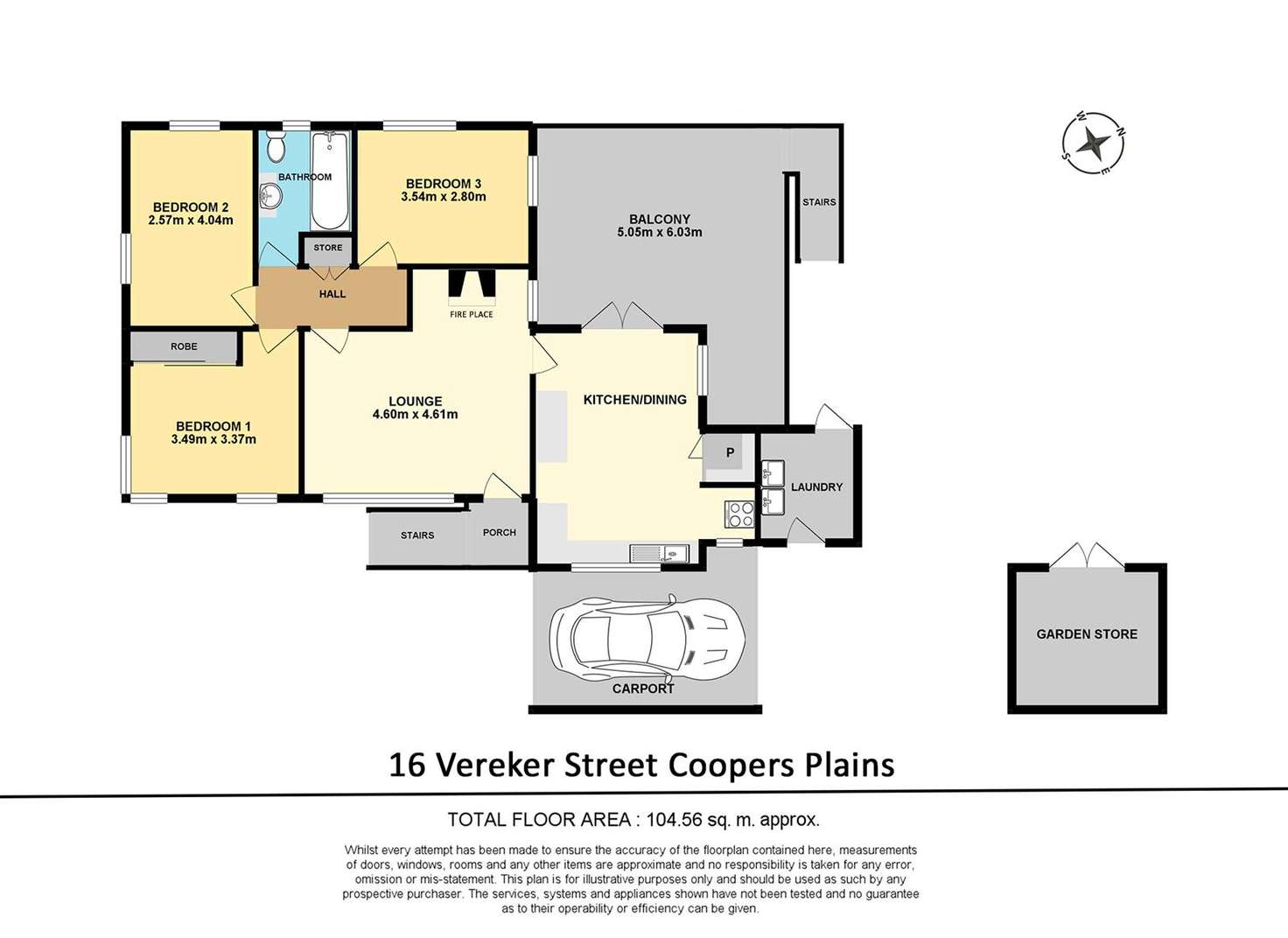 Floorplan of Homely house listing, 16 Vereker St, Coopers Plains QLD 4108