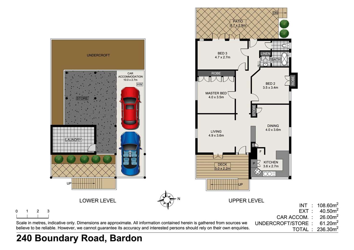 Floorplan of Homely house listing, 240 Boundary Rd, Bardon QLD 4065