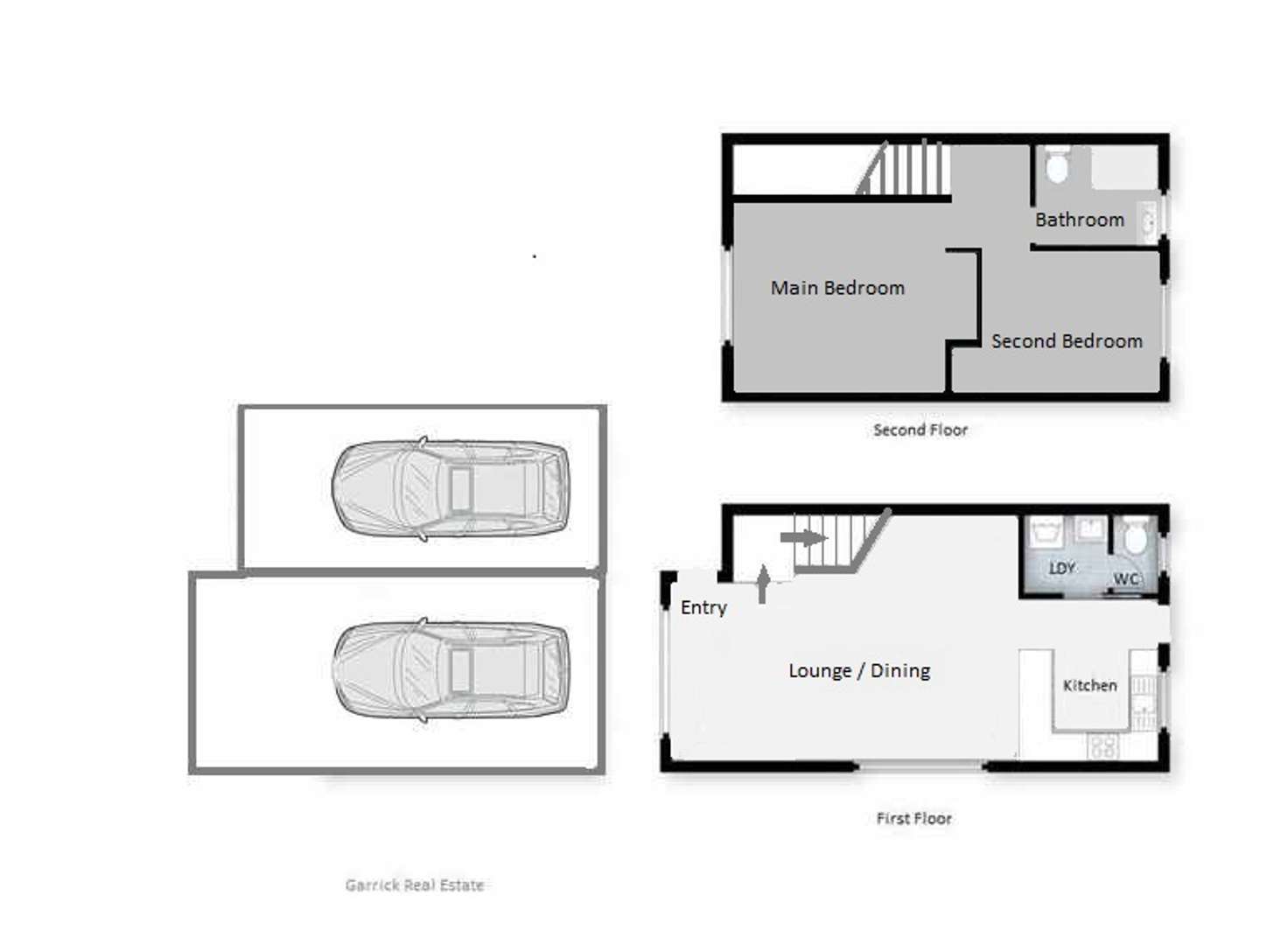 Floorplan of Homely townhouse listing, 5/125 Pappas Way, Carrara QLD 4211