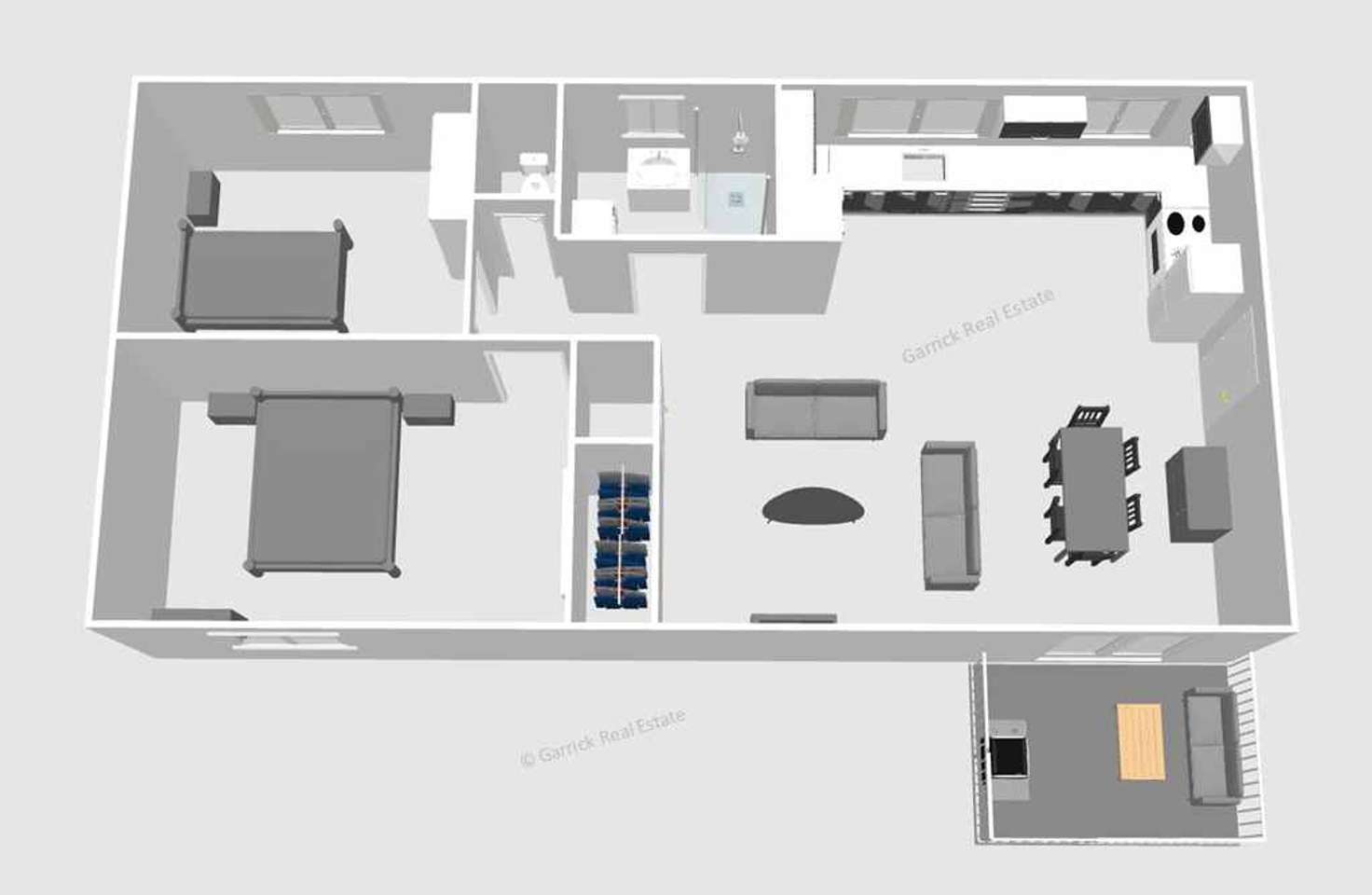 Floorplan of Homely unit listing, 5/50 Brighton Street, Biggera Waters QLD 4216
