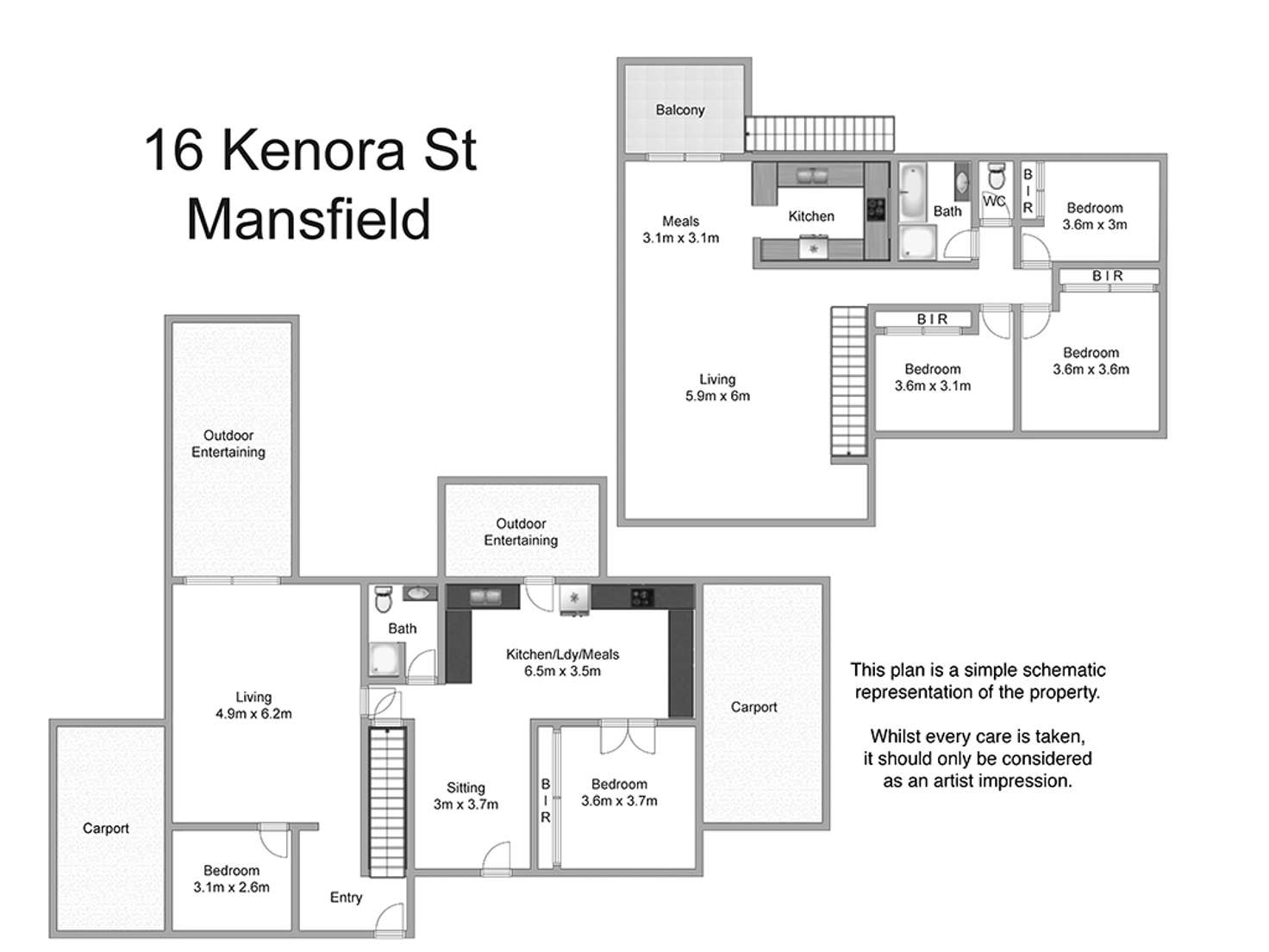 Floorplan of Homely house listing, 16 Kenora Street, Mansfield QLD 4122
