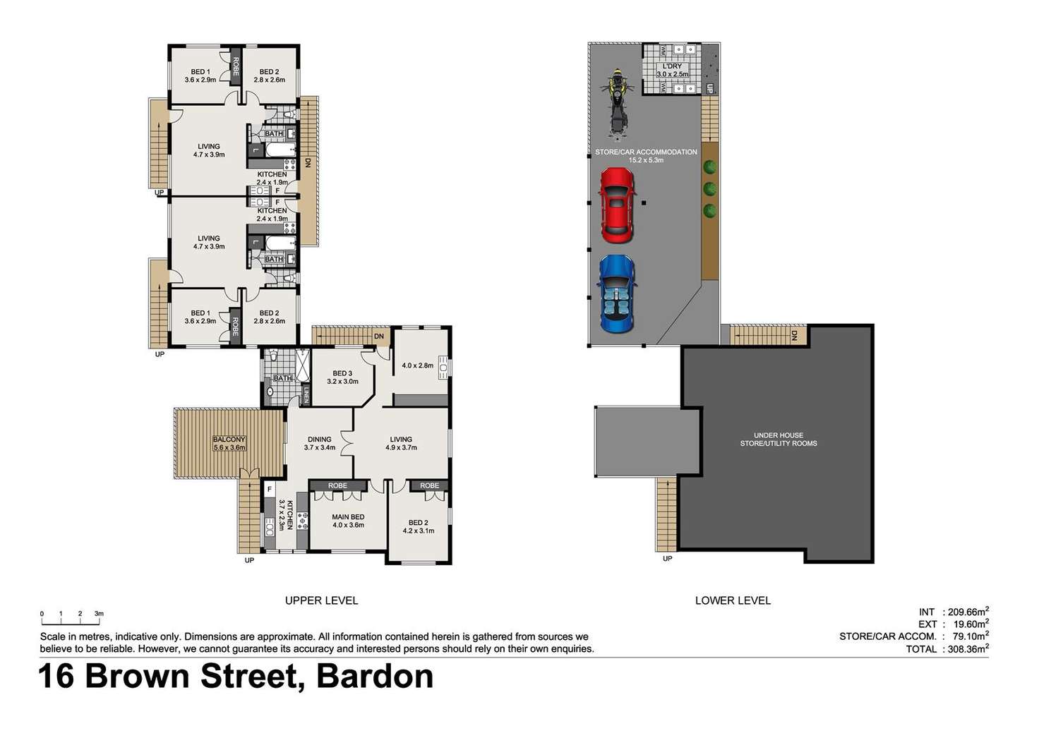 Floorplan of Homely house listing, 16 Brown Street, Bardon QLD 4065