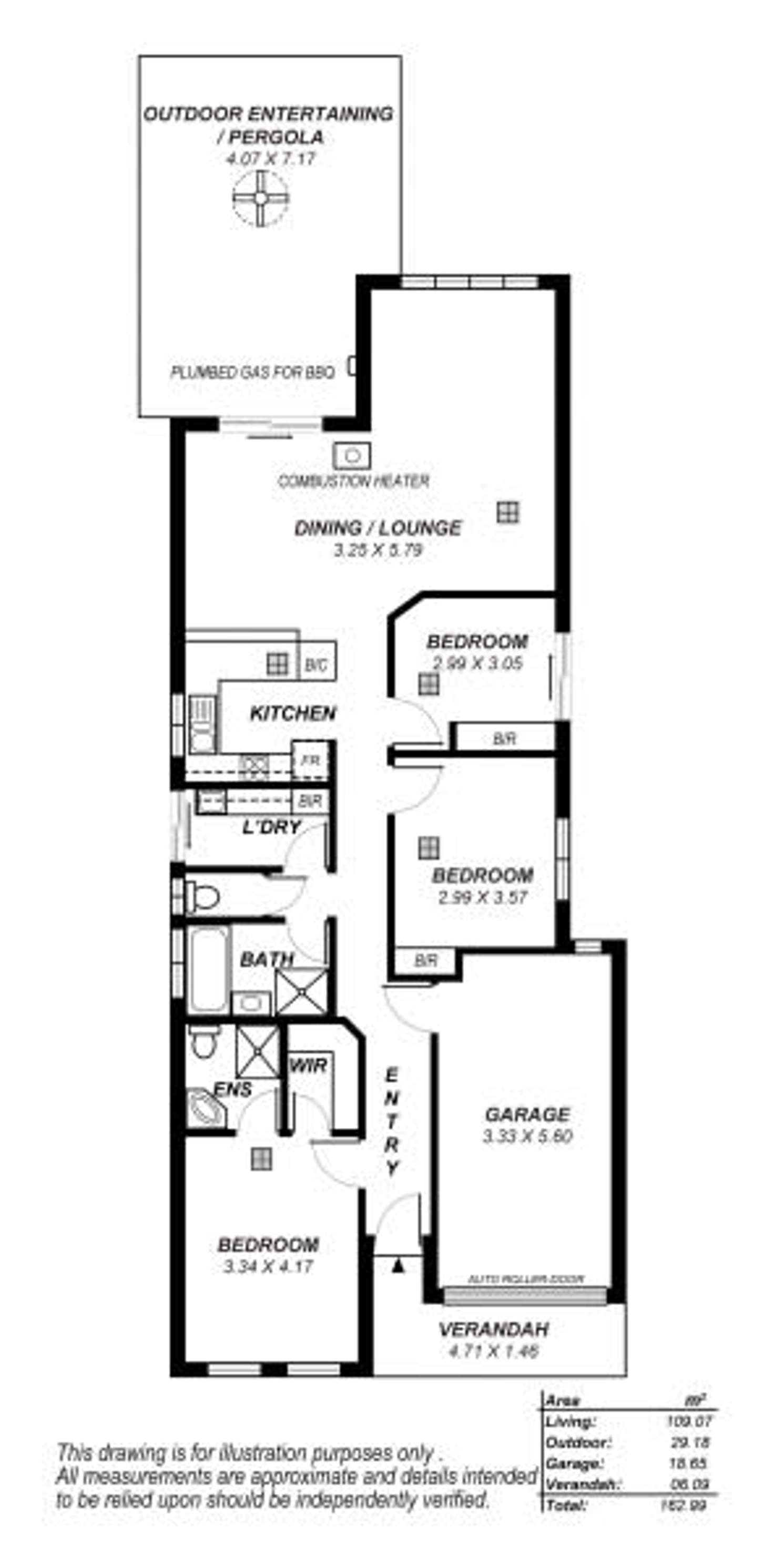 Floorplan of Homely house listing, 18 Creekview Drive, Mawson Lakes SA 5095