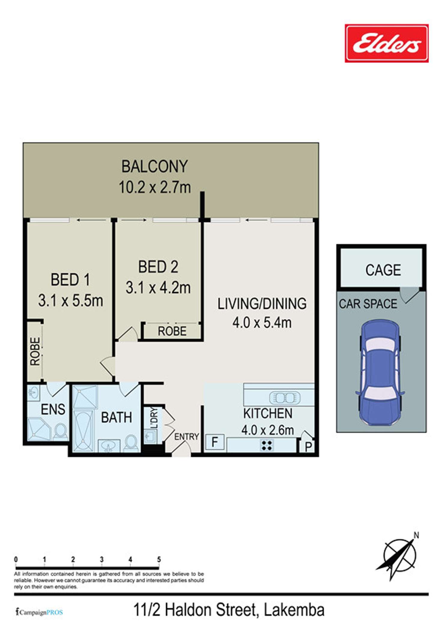 Floorplan of Homely apartment listing, 11/2 - 6 HALDON STREET, Lakemba NSW 2195