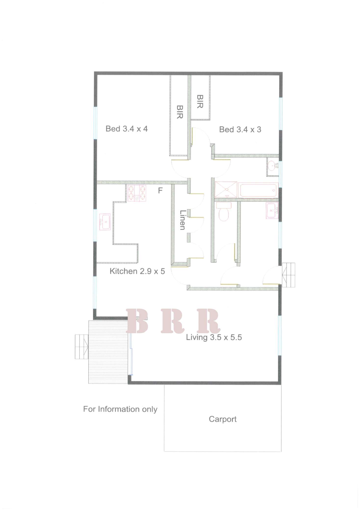 Floorplan of Homely house listing, 18 Kent Street, Benalla VIC 3672