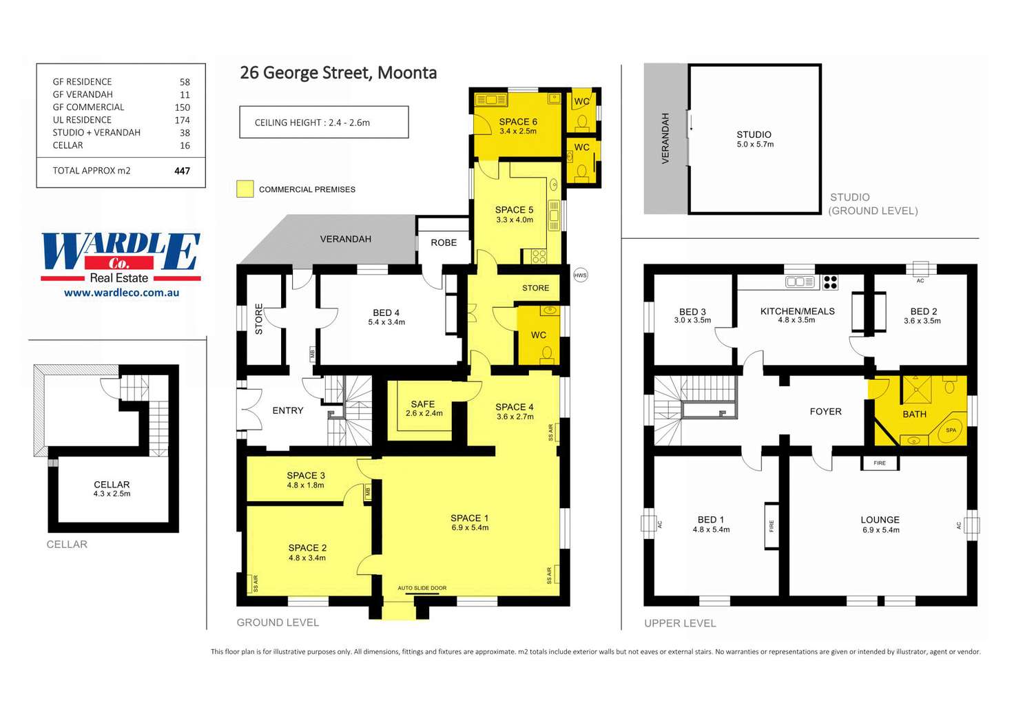 Floorplan of Homely house listing, 26 George St, Moonta SA 5558