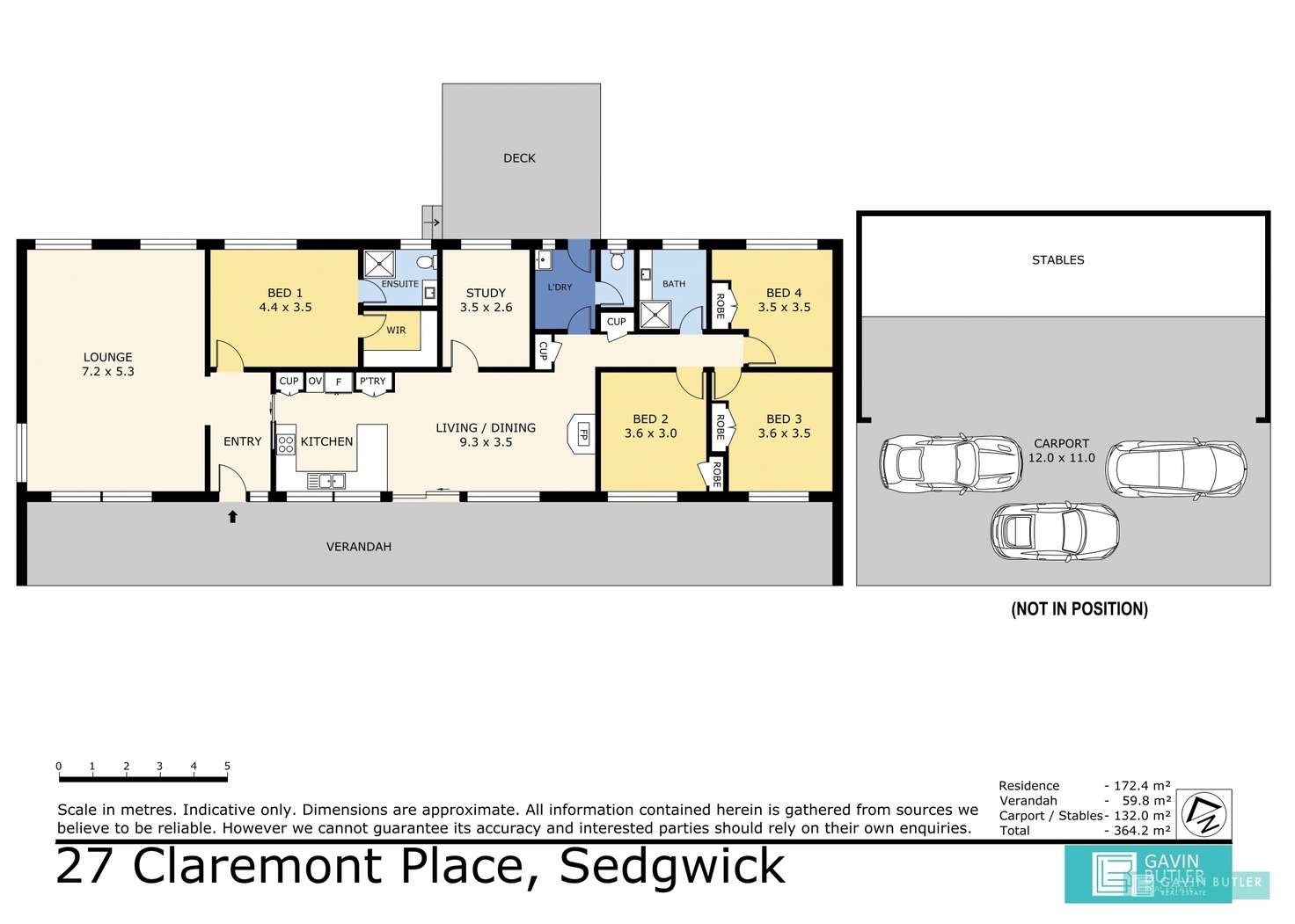 Floorplan of Homely house listing, 27 Claremont Pl, Sedgwick VIC 3551