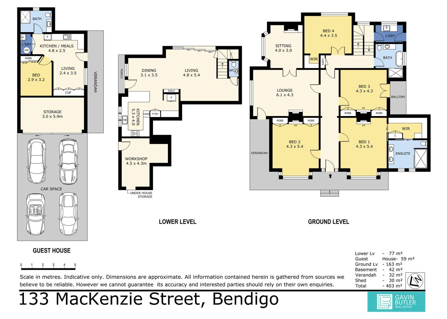 Floorplan of Homely house listing, 133 Mackenzie St, Bendigo VIC 3550