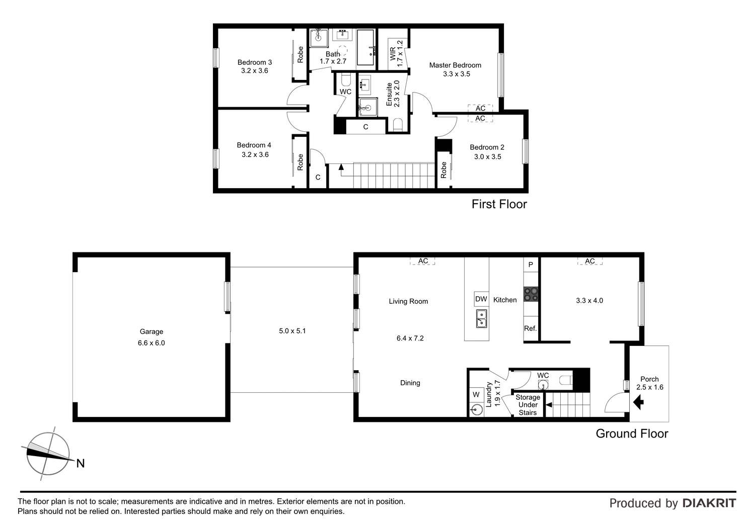 Floorplan of Homely house listing, 6 Landsby Drive, Avondale Heights VIC 3034