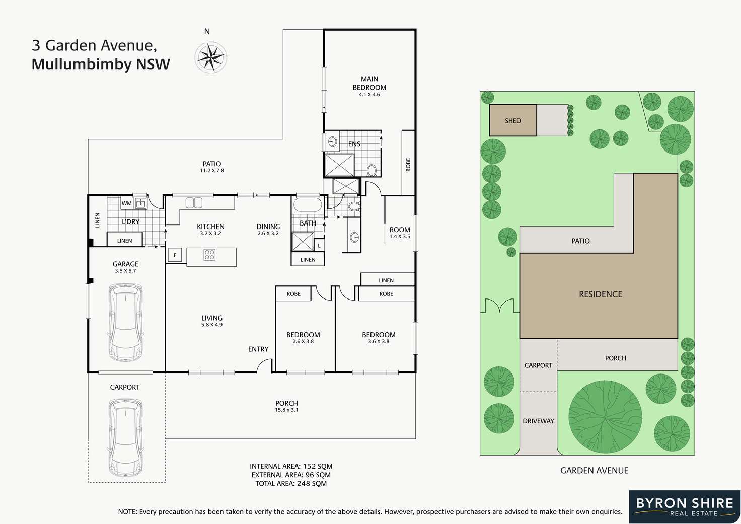 Floorplan of Homely house listing, 3 Garden Avenue, Mullumbimby NSW 2482