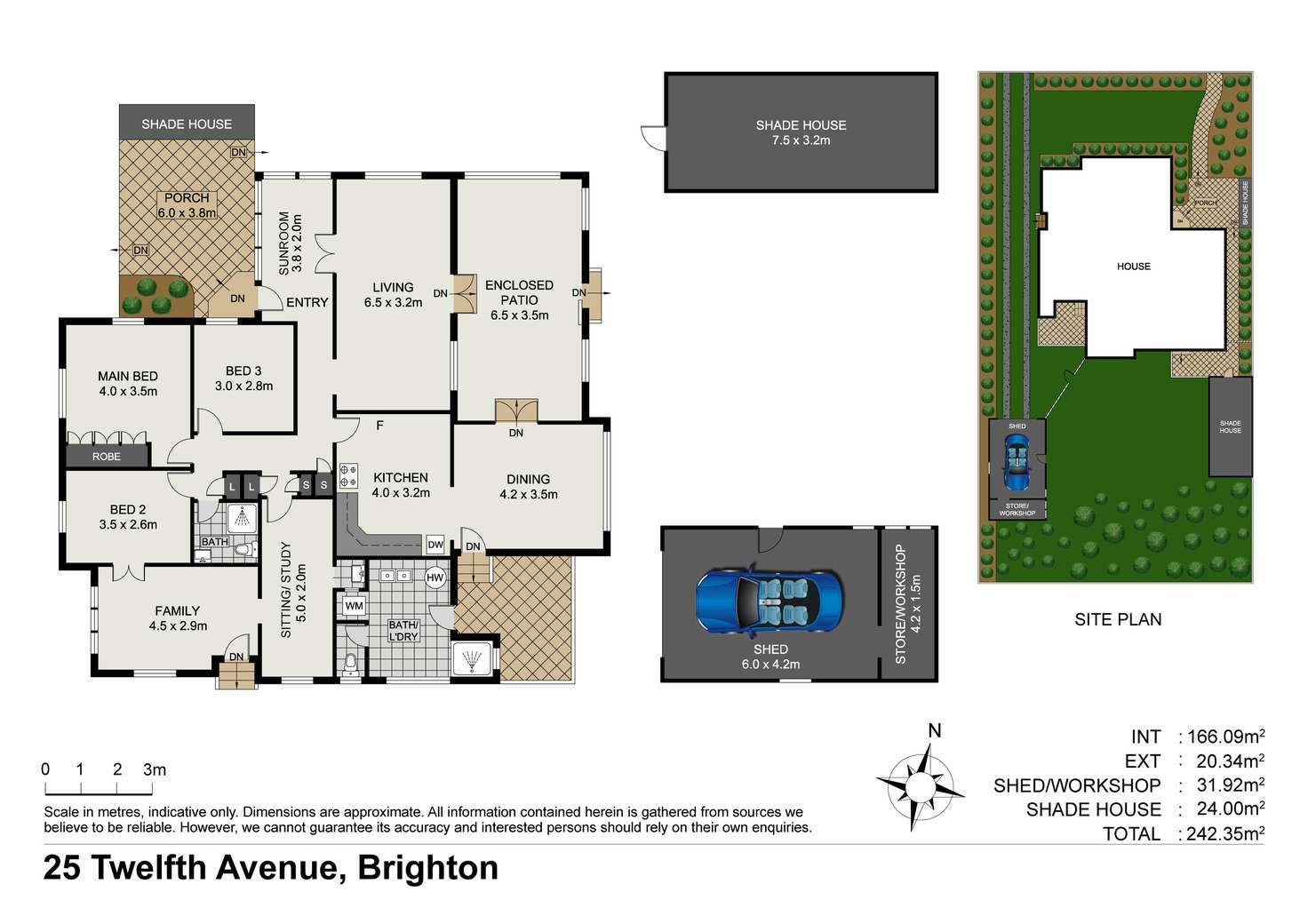 Floorplan of Homely house listing, 25 Twelfth Ave, Brighton QLD 4017