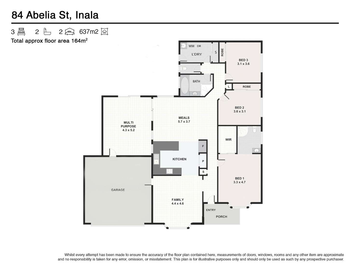 Floorplan of Homely house listing, 84 Abelia St, Inala QLD 4077
