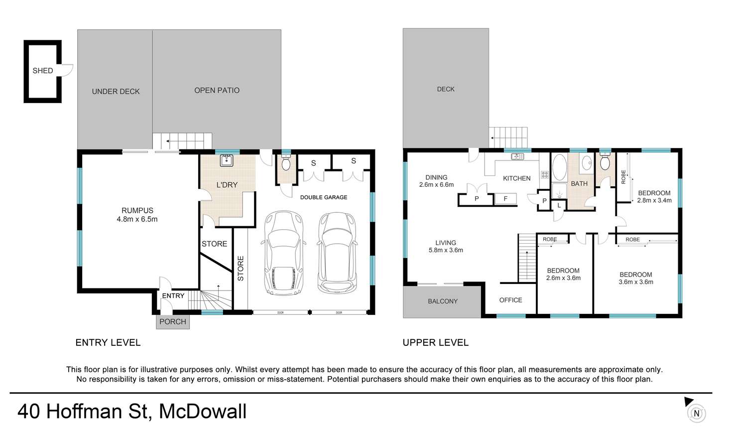 Floorplan of Homely house listing, 40 Hoffman St, Mcdowall QLD 4053