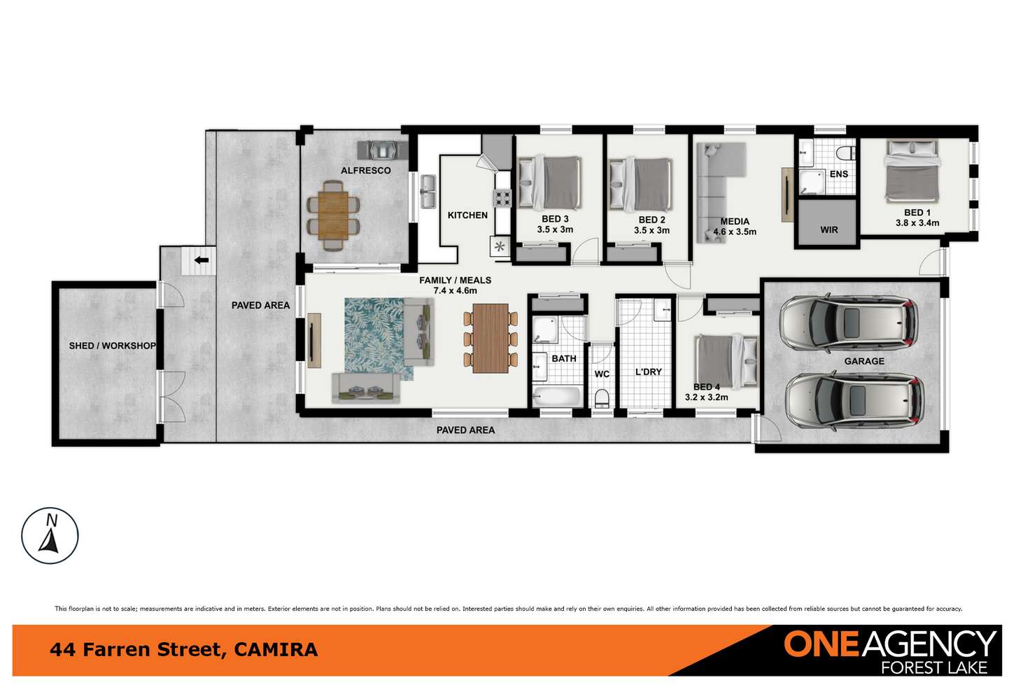 Floorplan of Homely house listing, 44 Farren St, Camira QLD 4300