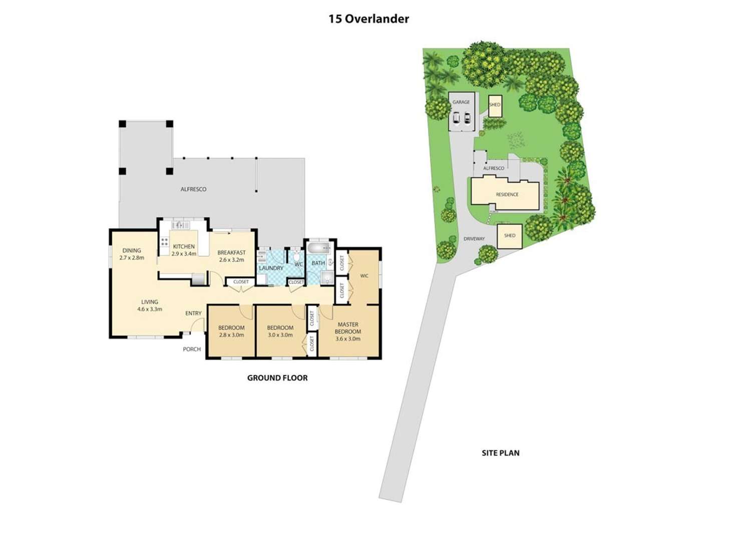 Floorplan of Homely house listing, 15 Overlander Avenue, Cooroy QLD 4563