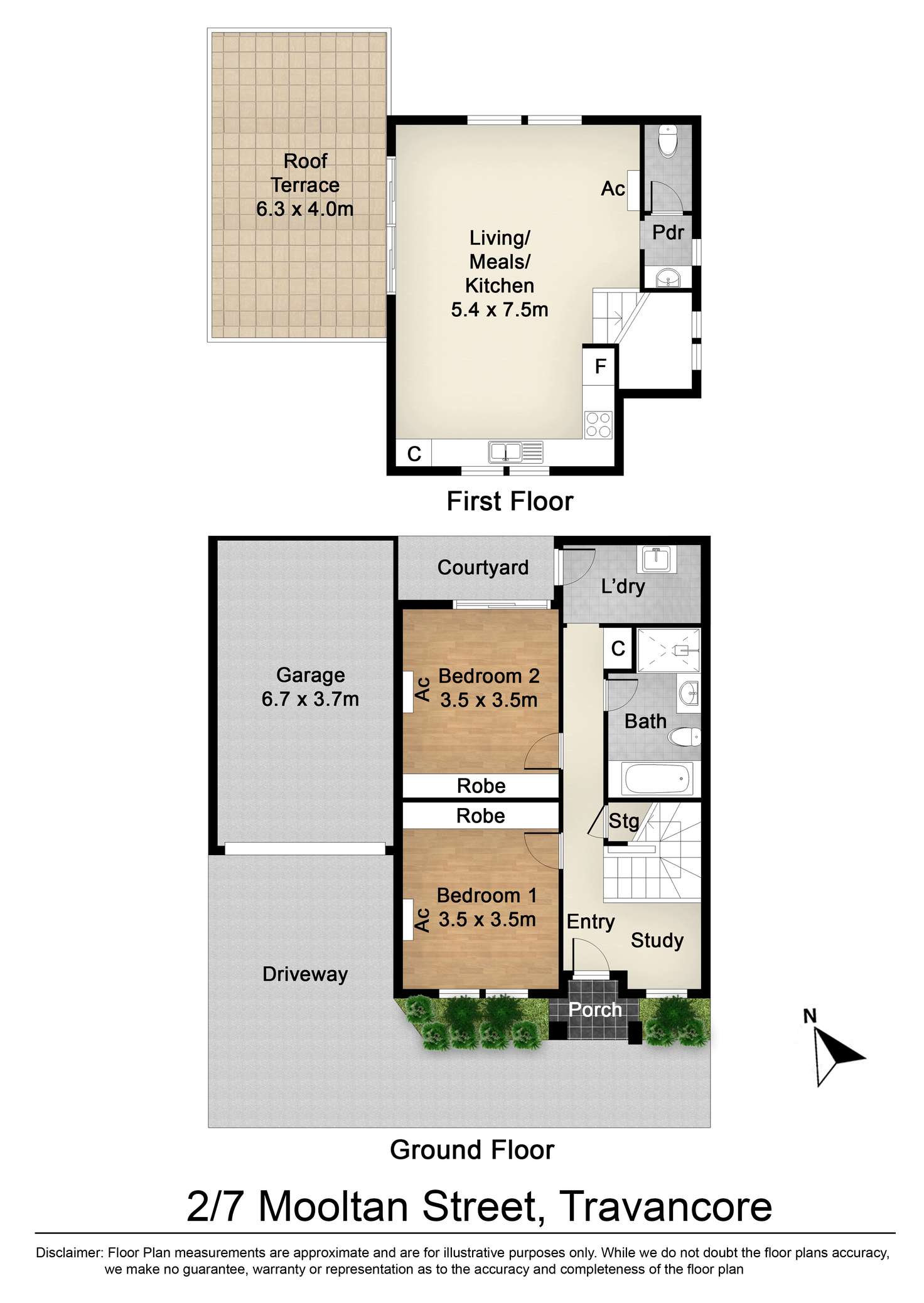 Floorplan of Homely unit listing, 2/17 Mooltan Street, Travancore VIC 3032